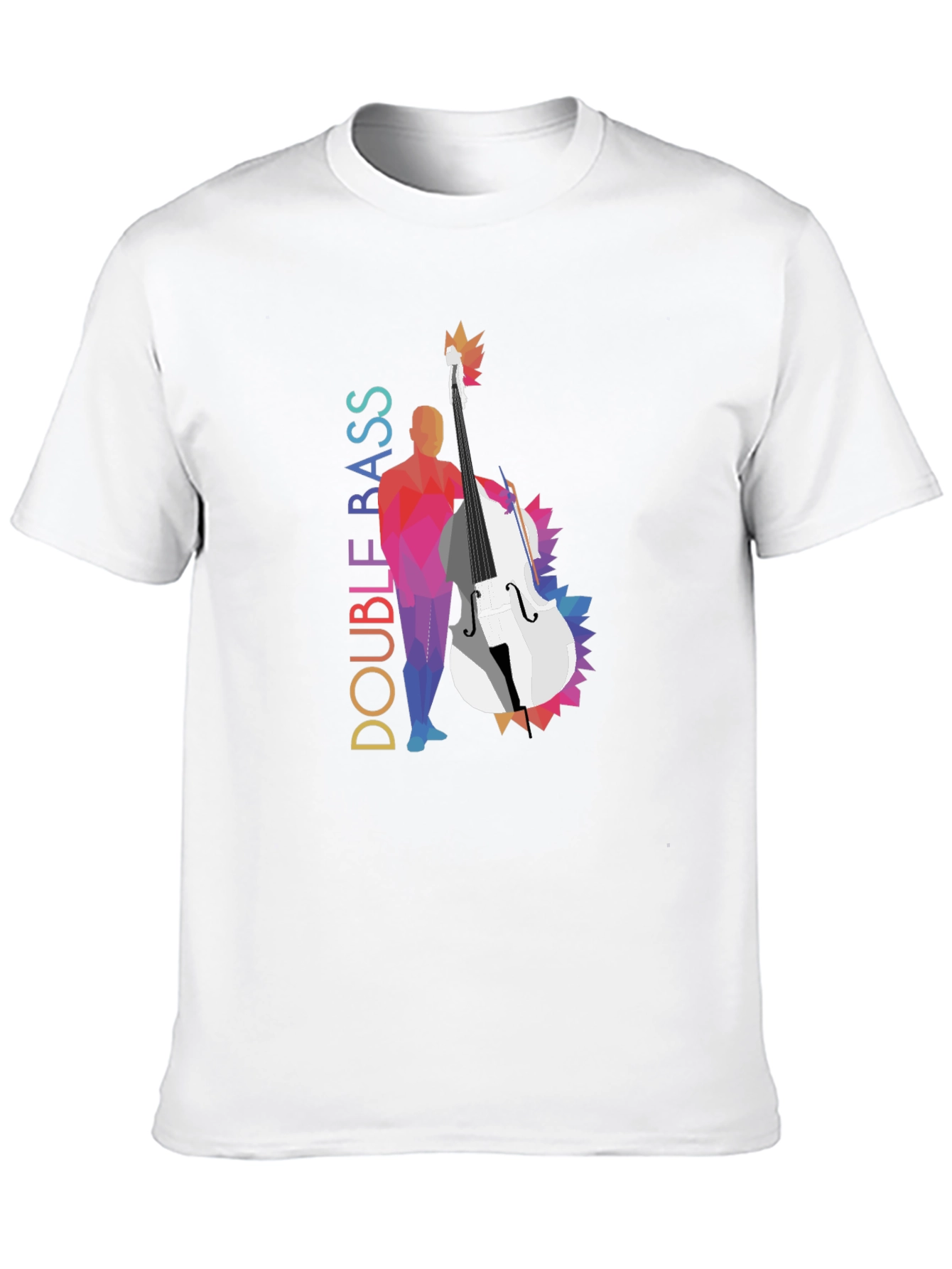 Double Bass Graphic Tee - Music Lover T-Shirt