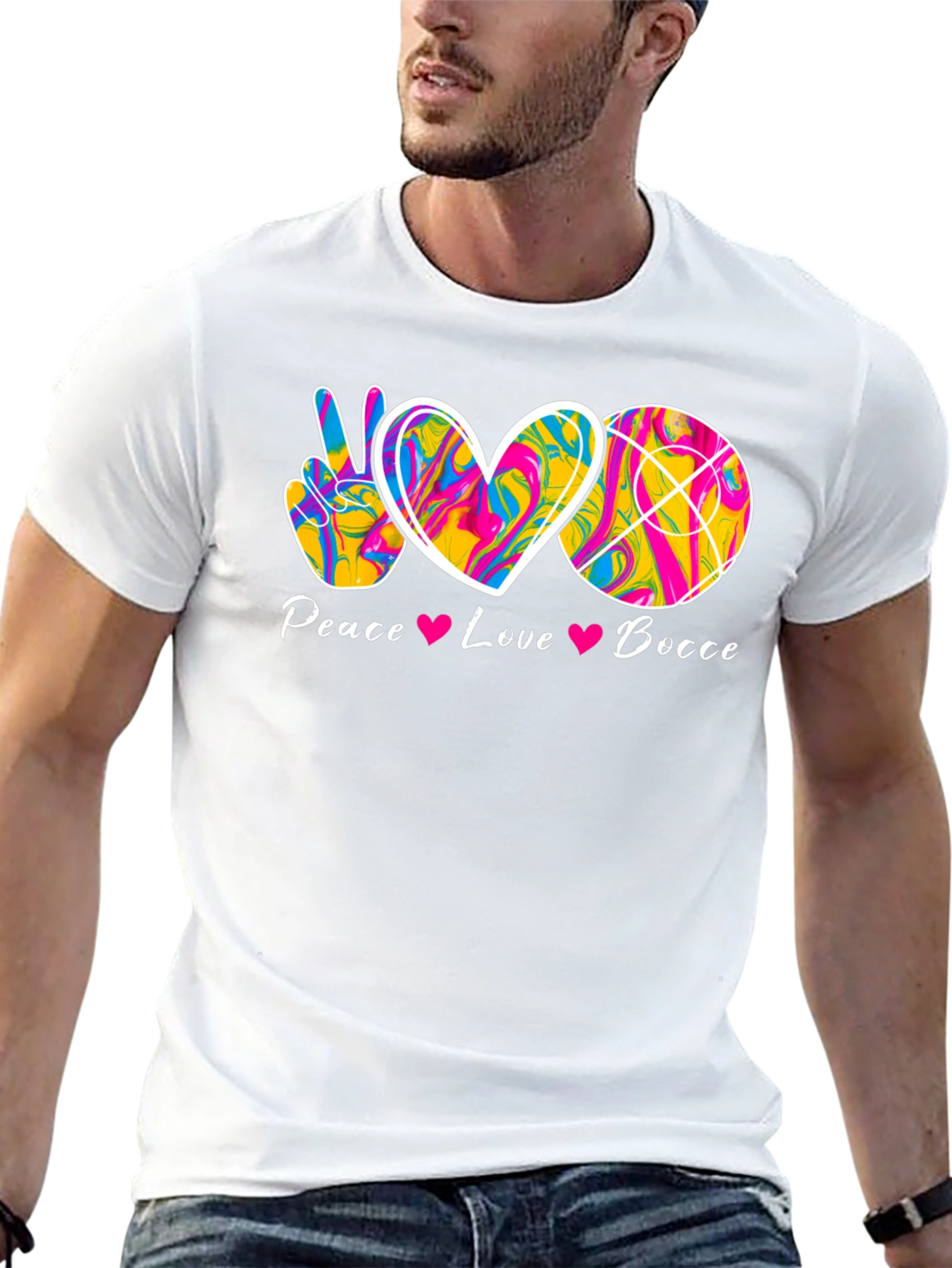Peace Love Bocce T-Shirt