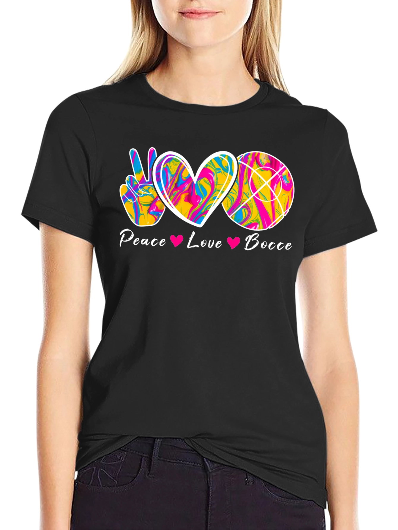 Peace Love Bocce T-Shirt