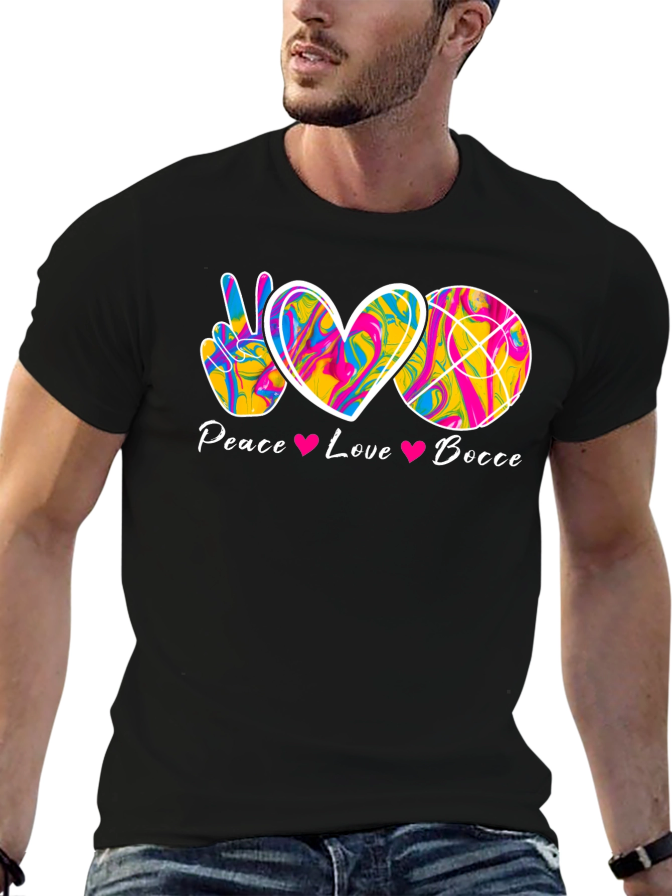 Peace Love Bocce T-Shirt