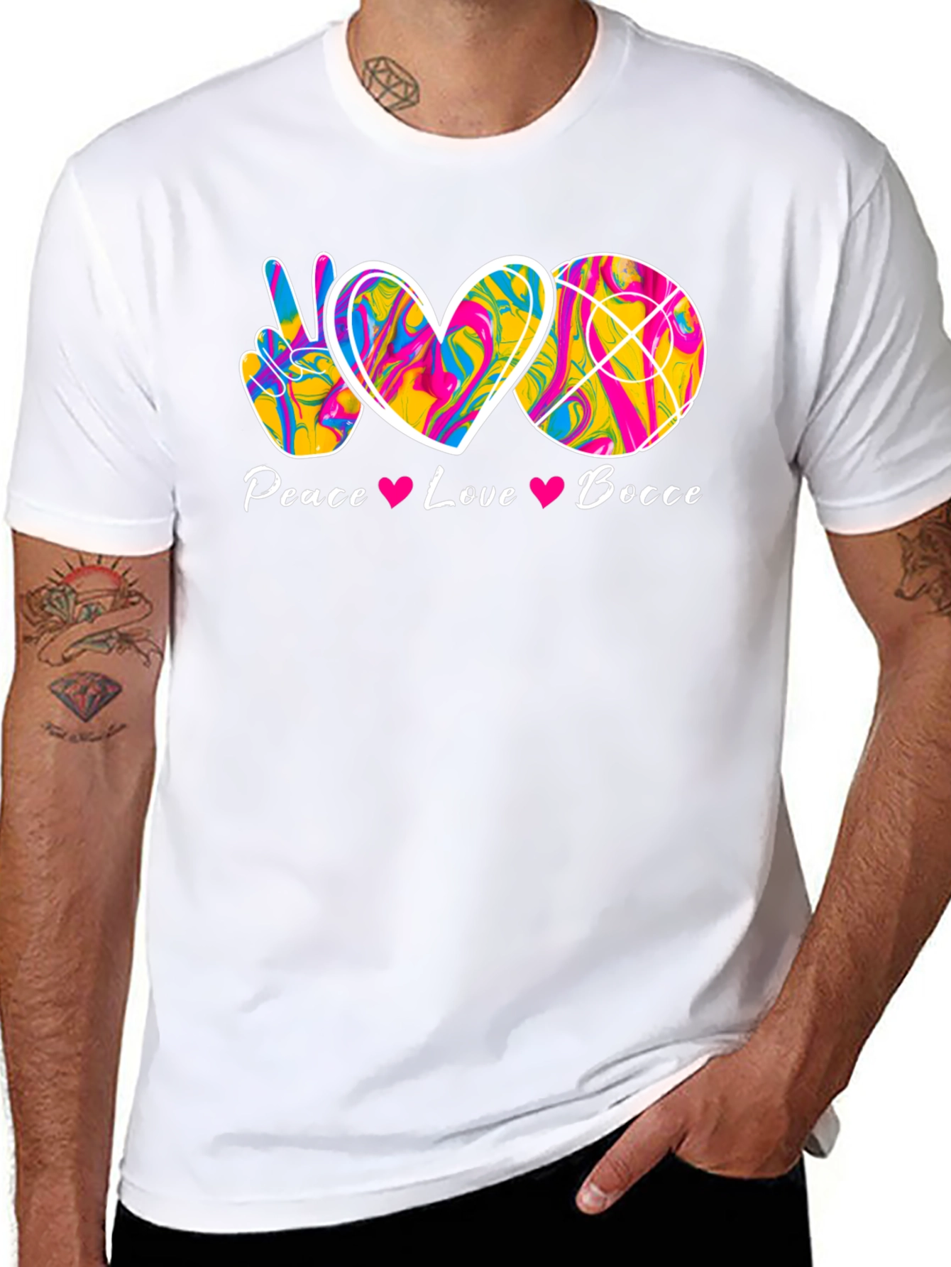 Peace Love Bocce T-Shirt