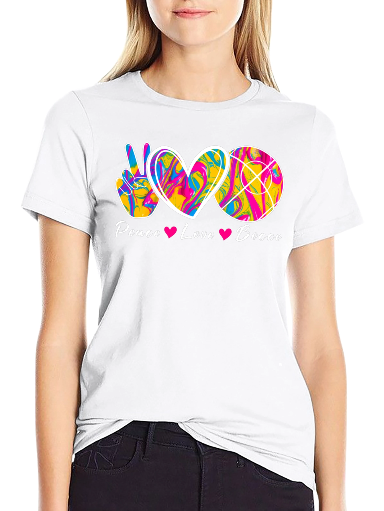 Peace Love Bocce T-Shirt