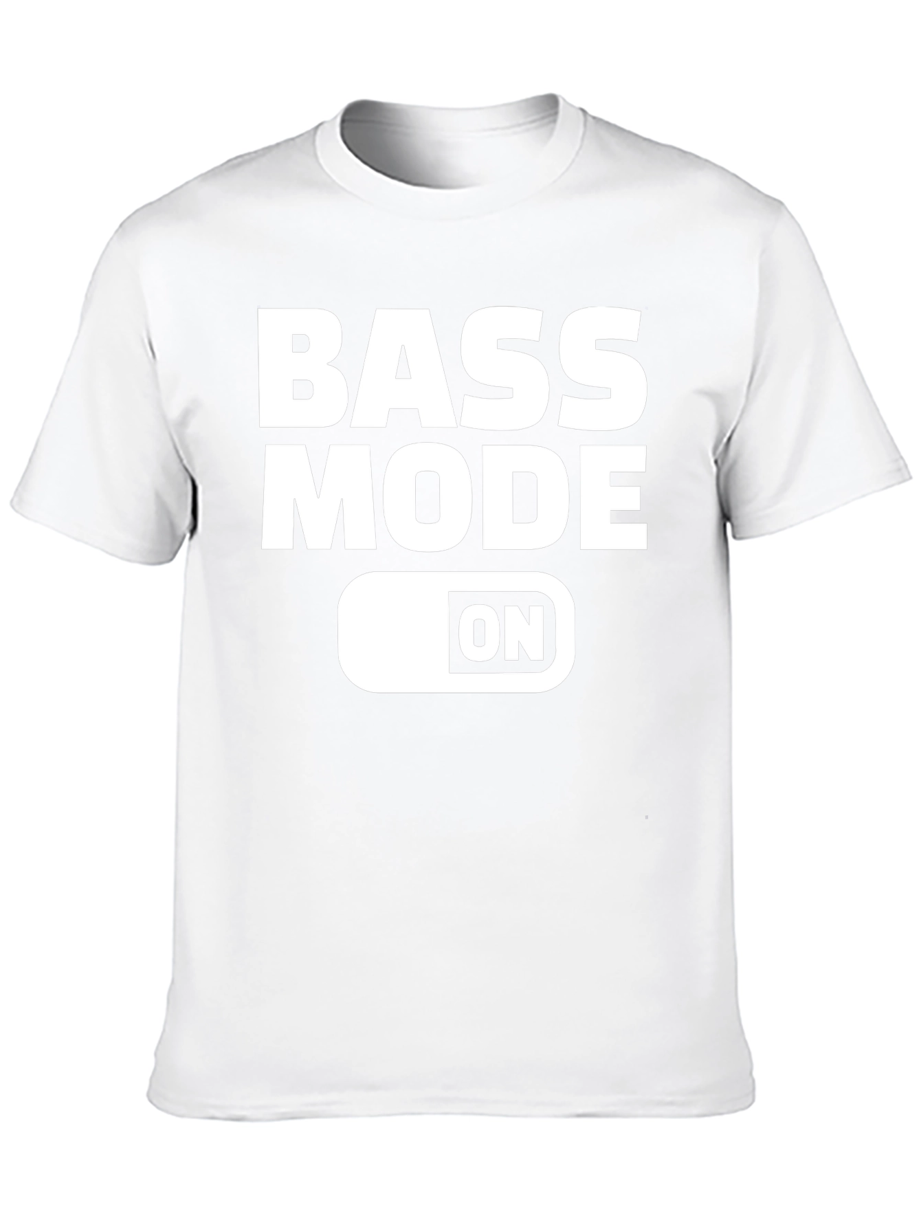 Bass Mode ON Black T-Shirt