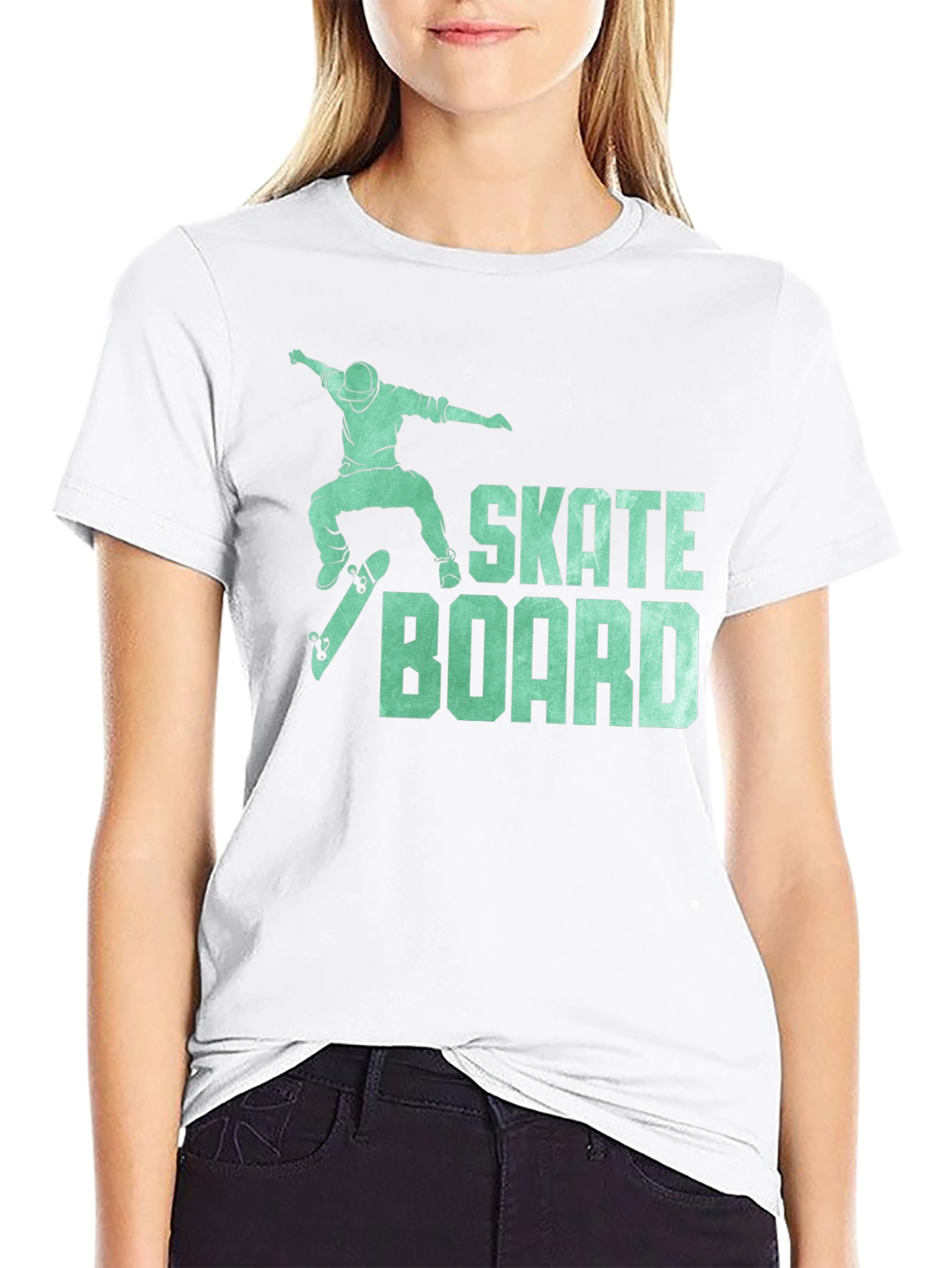 Skateboard Graphic Tee - Cool Casual Shirt