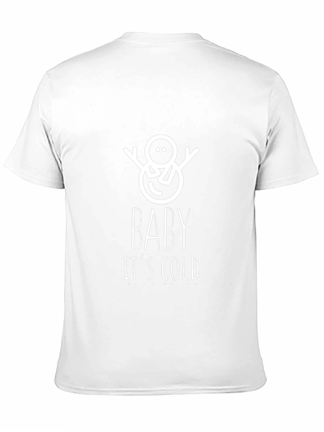 Baby Its Cold Outside Black Graphic Tee