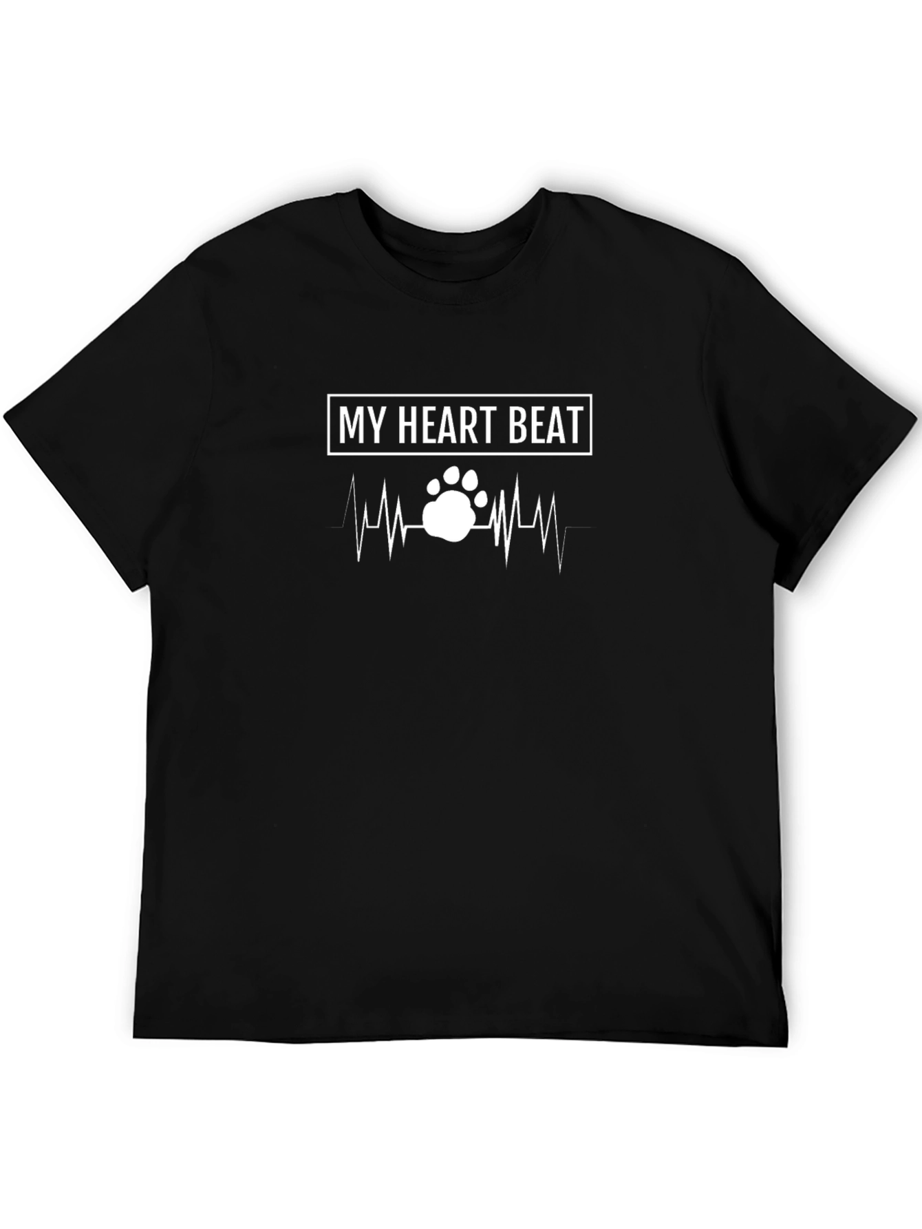 My Heart Beat Pet Paw T-Shirt