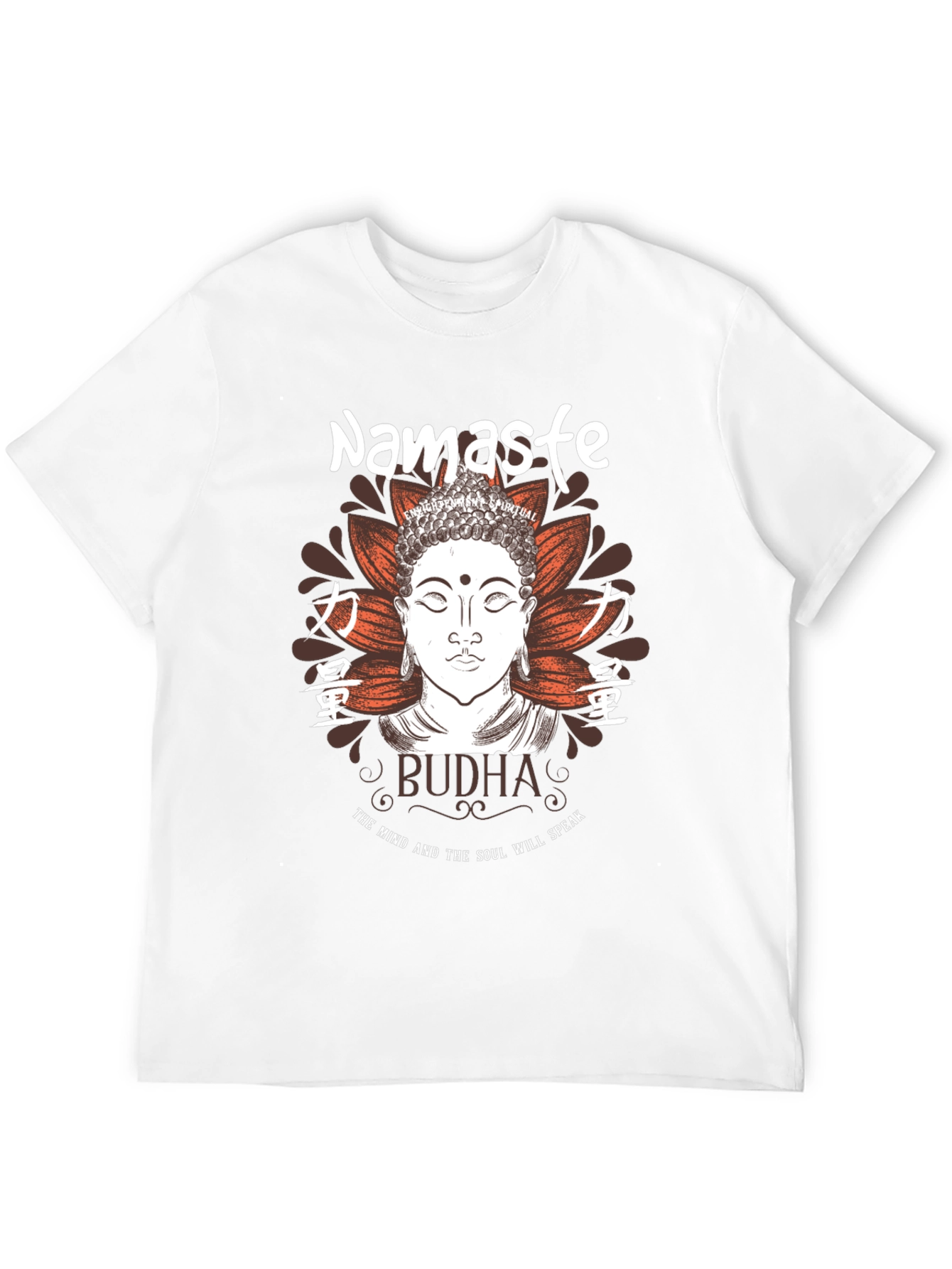 Namaste Buddha Graphic T-Shirt