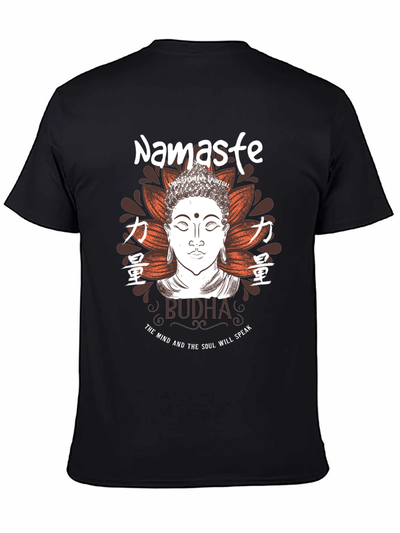 Namaste Buddha Graphic T-Shirt
