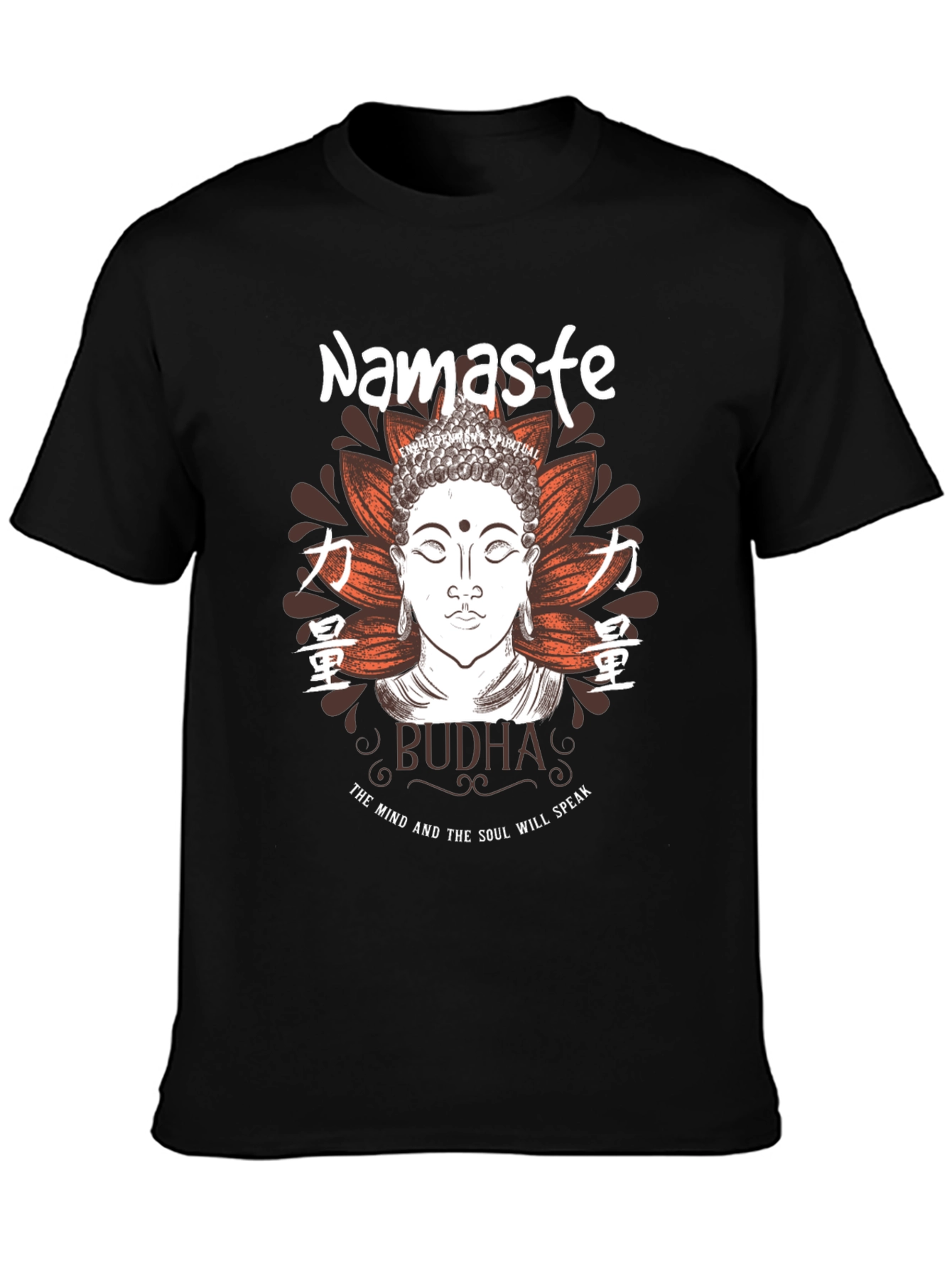 Namaste Buddha Graphic T-Shirt