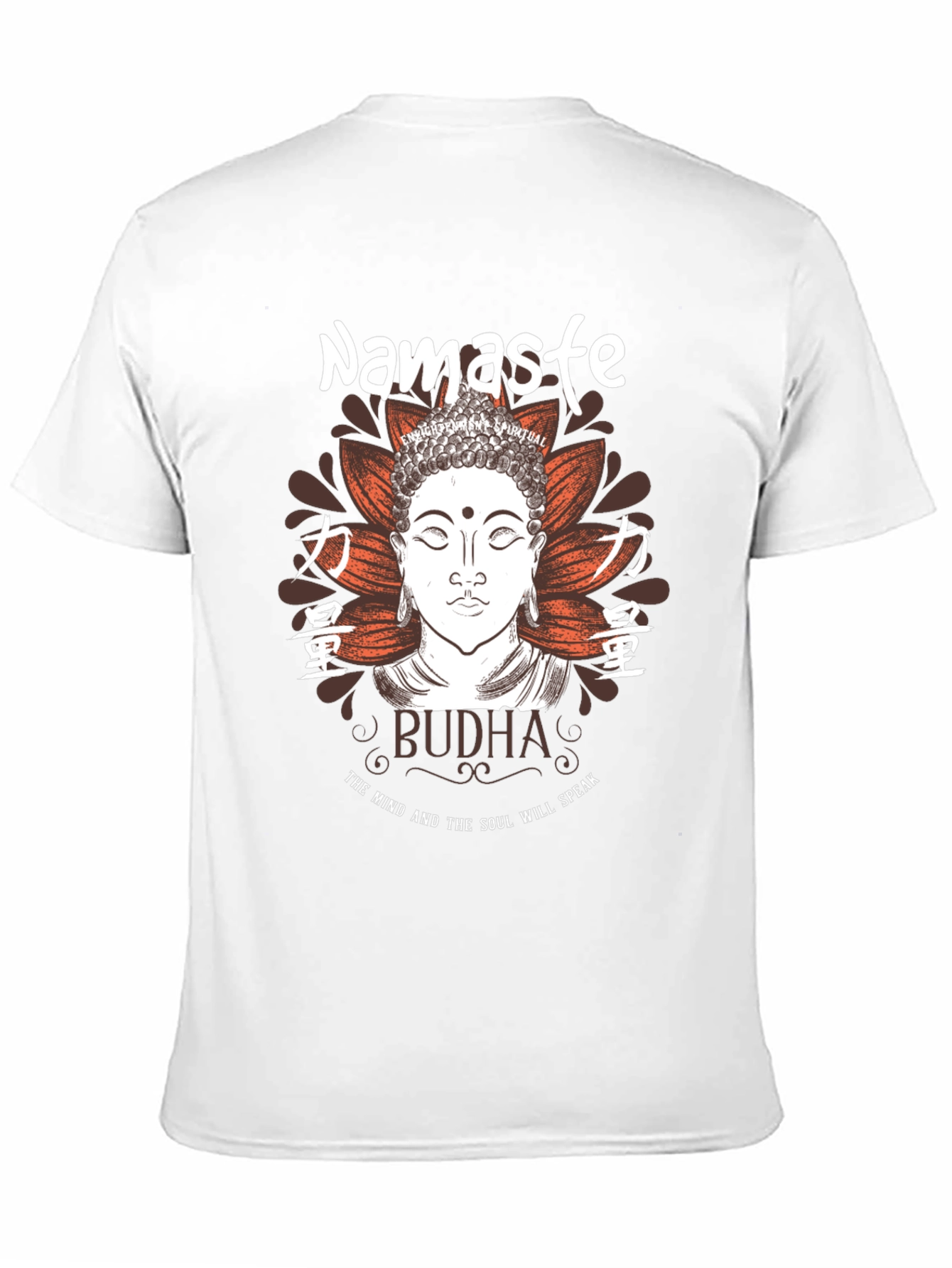 Namaste Buddha Graphic T-Shirt