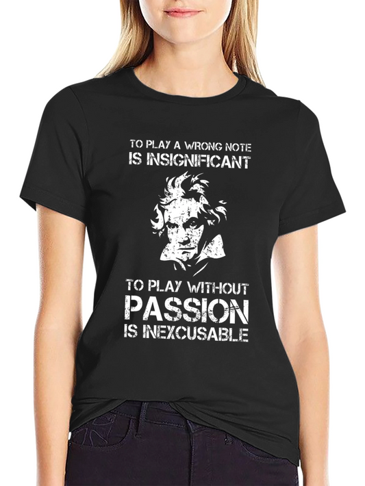 Beethoven Passion T-Shirt - Musician Gift