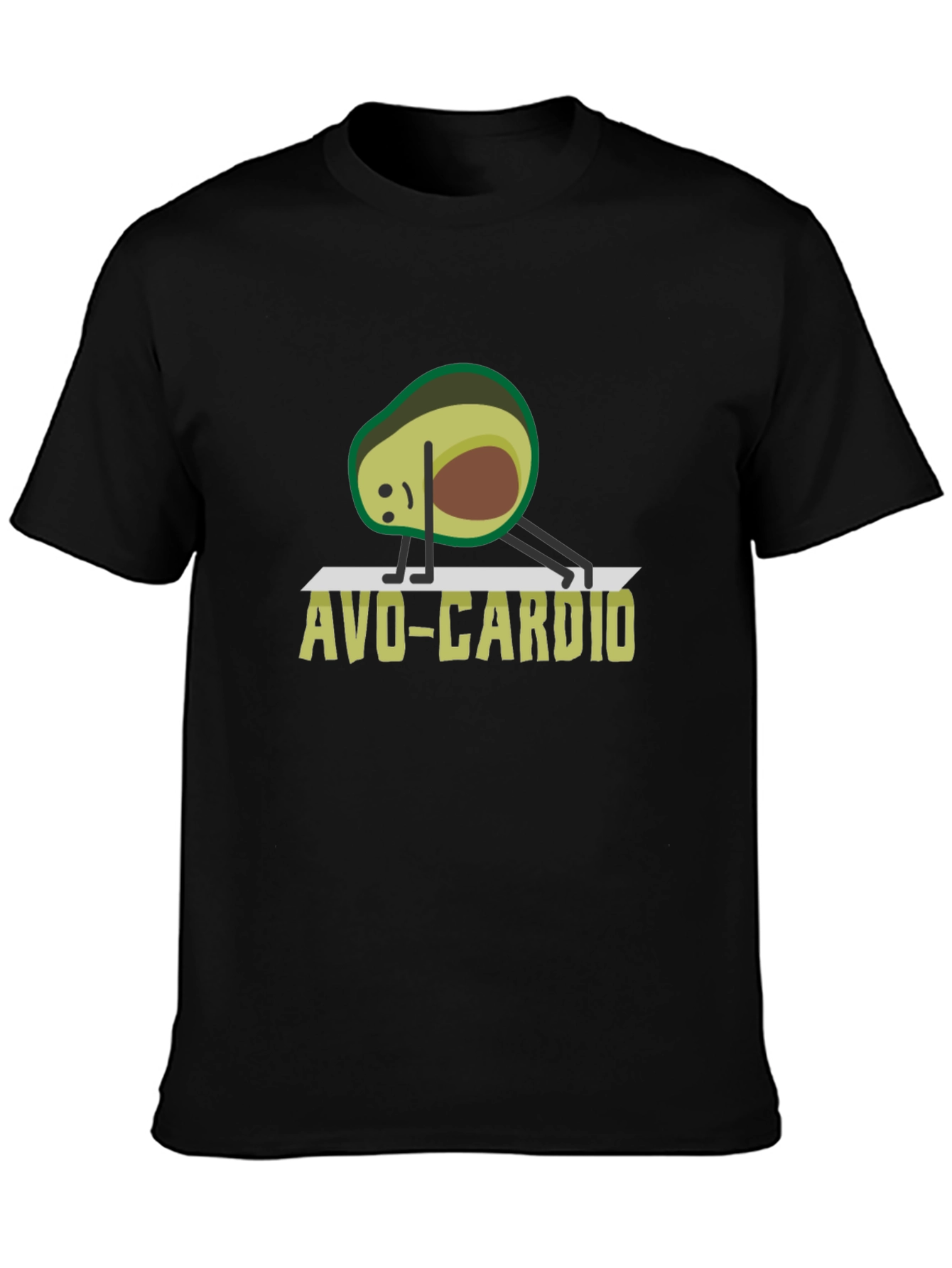 Avo-Cardio T-Shirt - Avocado Yoga Design