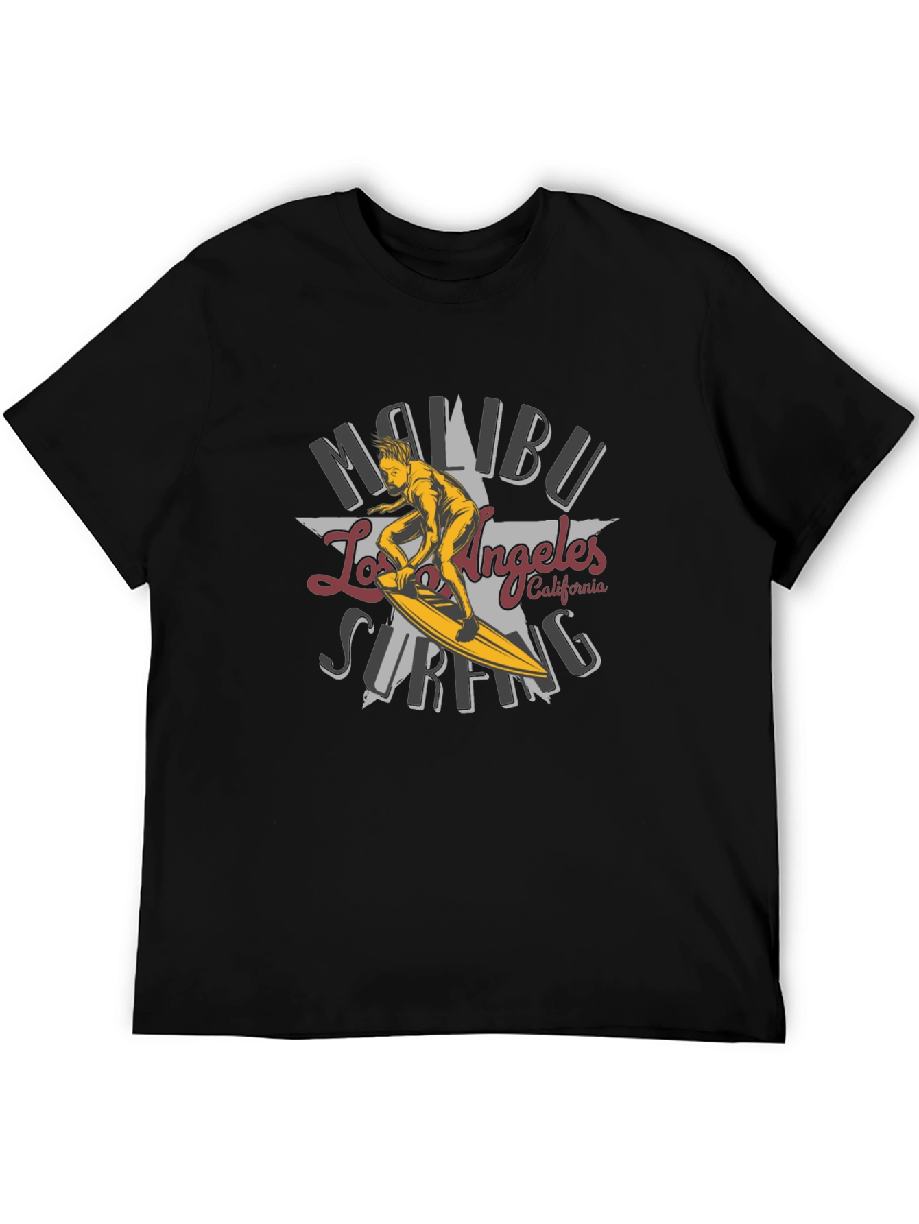 Malibu Surfing Los Angeles T-Shirt