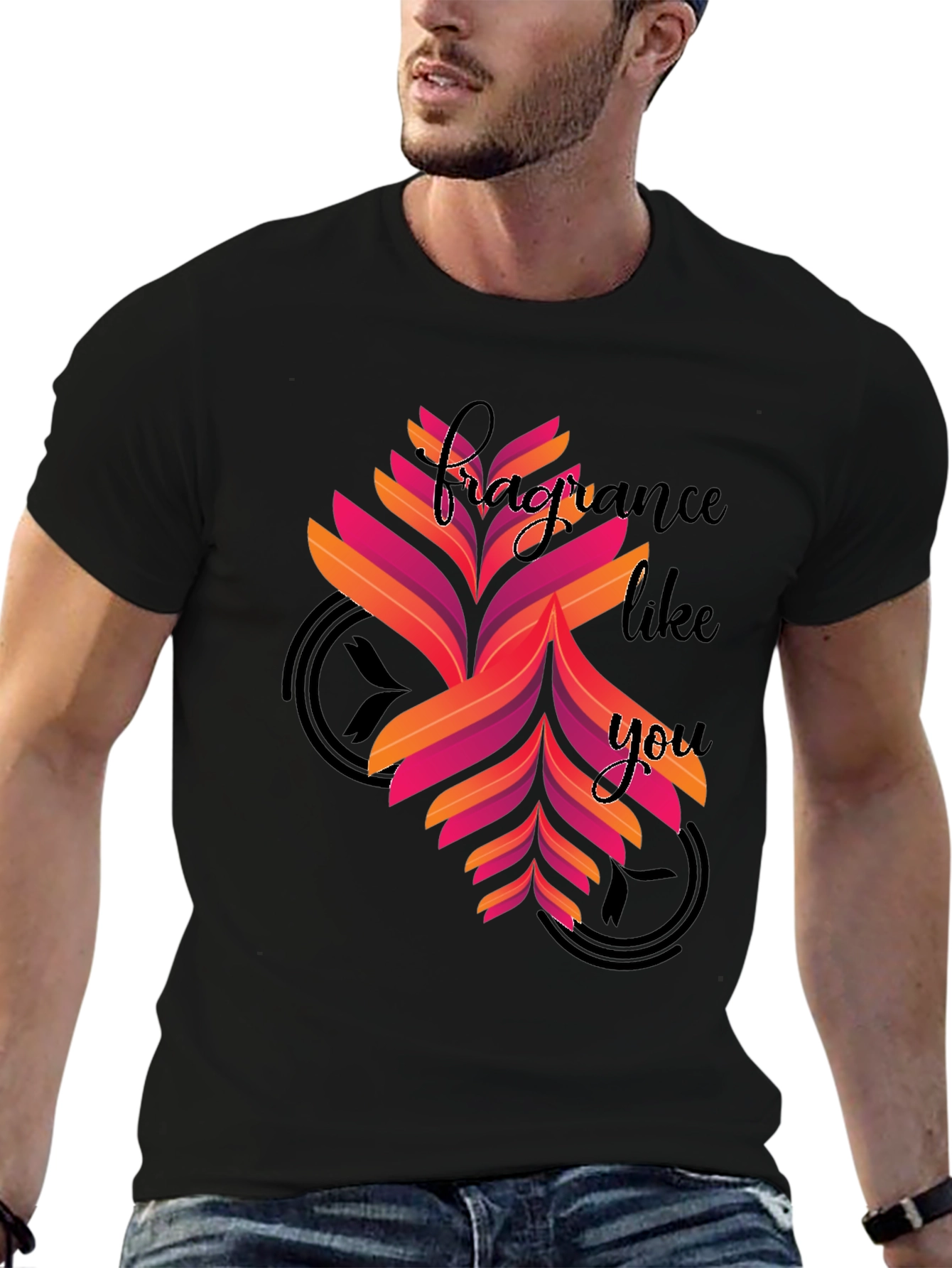 Fragrance Like You Graphic Tee - Black