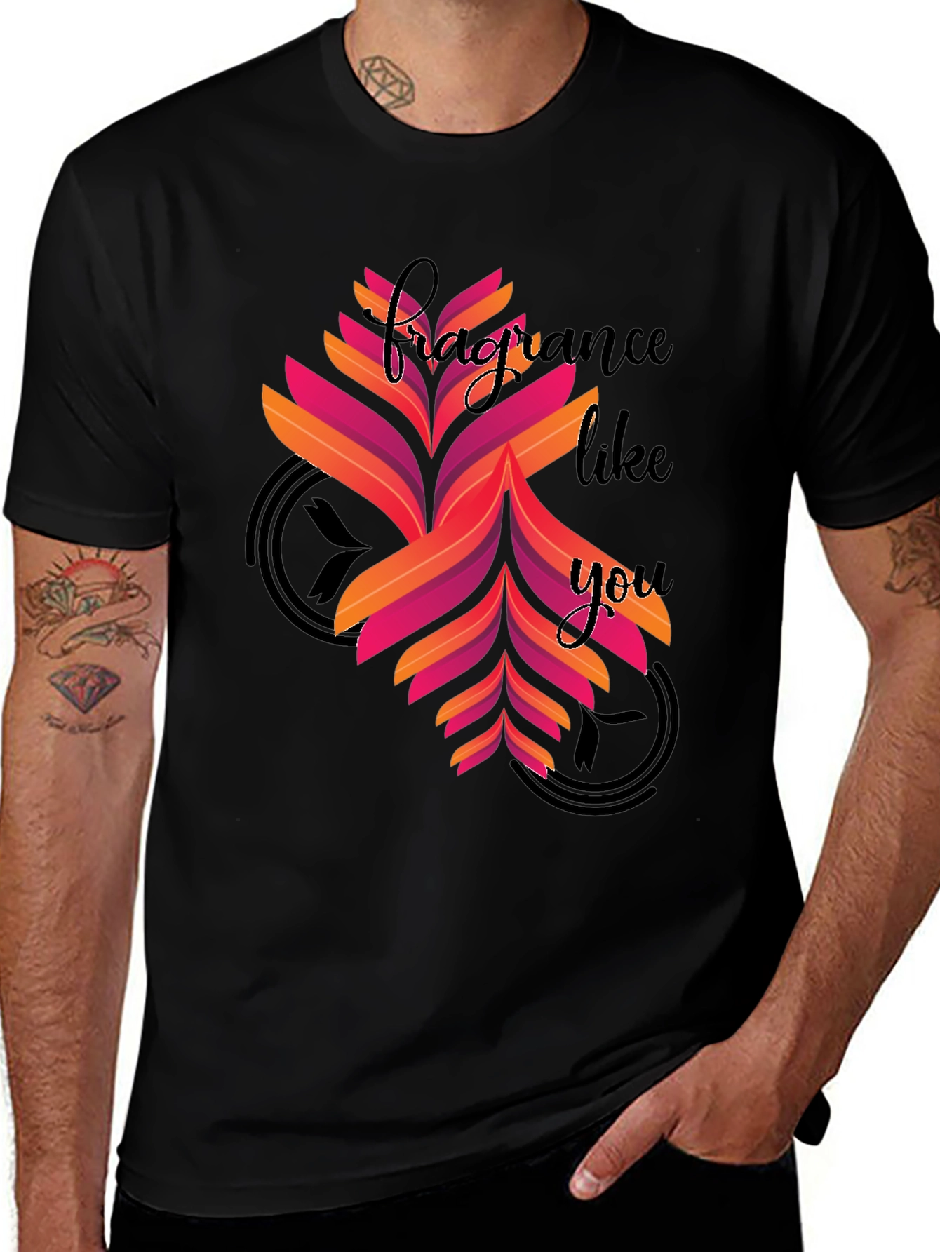 Fragrance Like You Graphic Tee - Black