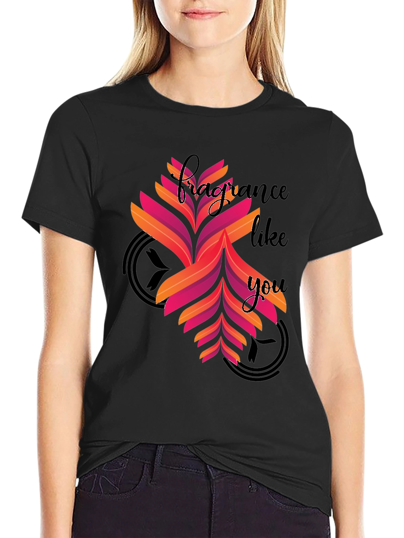 Fragrance Like You Graphic Tee - Black