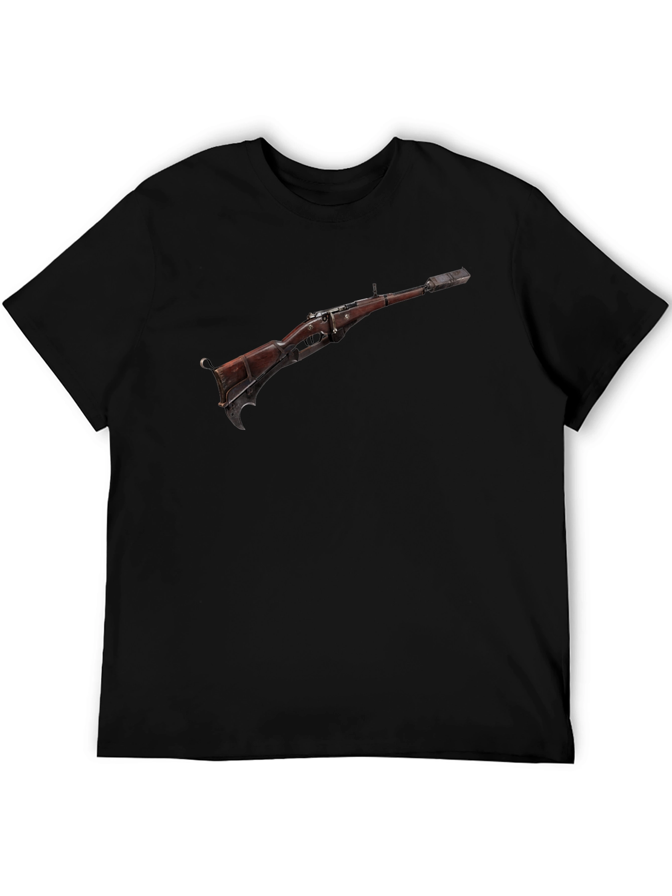 Rifle Graphic Tee - Edgy Weapon Design