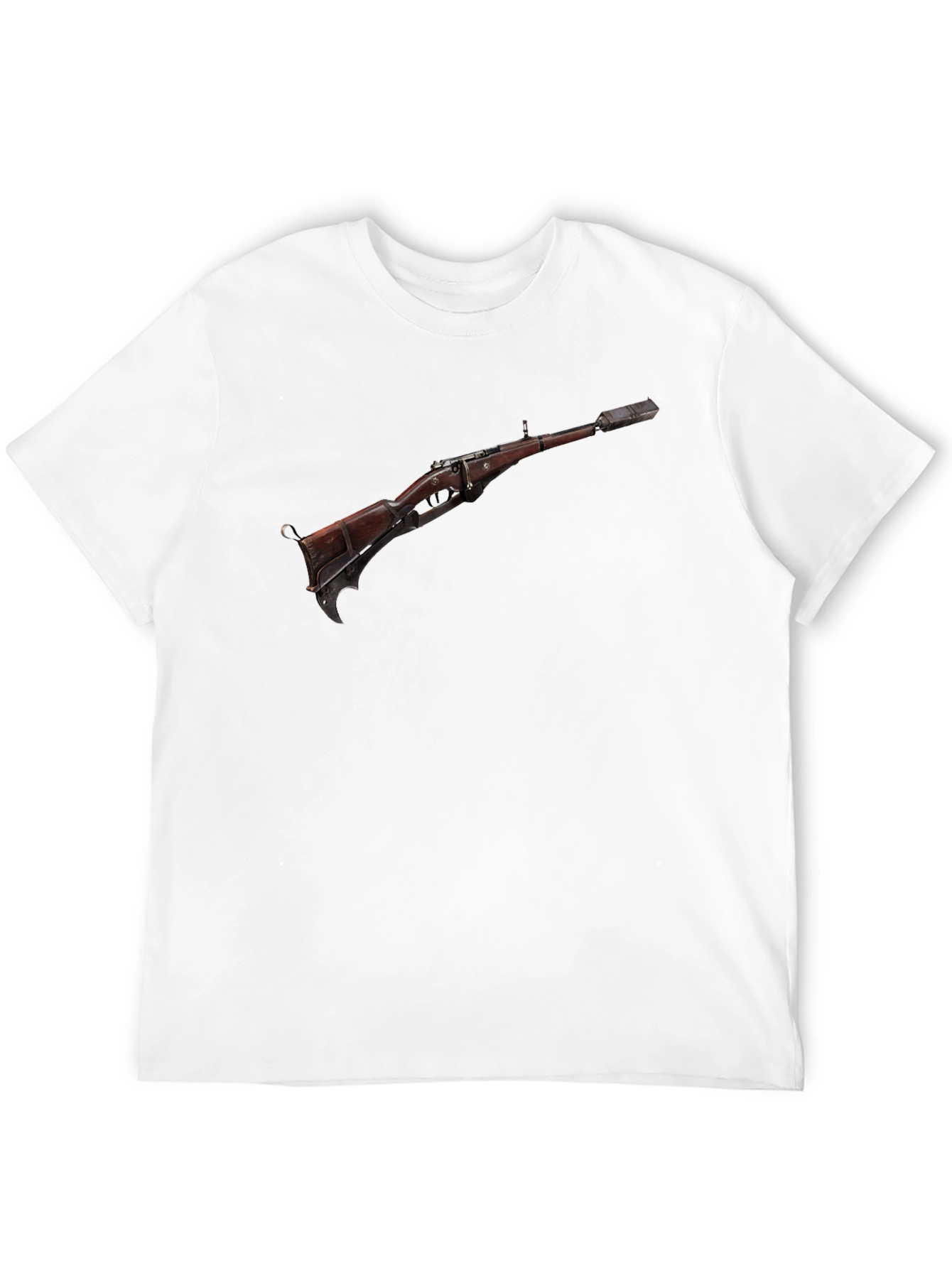 Rifle Graphic Tee - Edgy Weapon Design