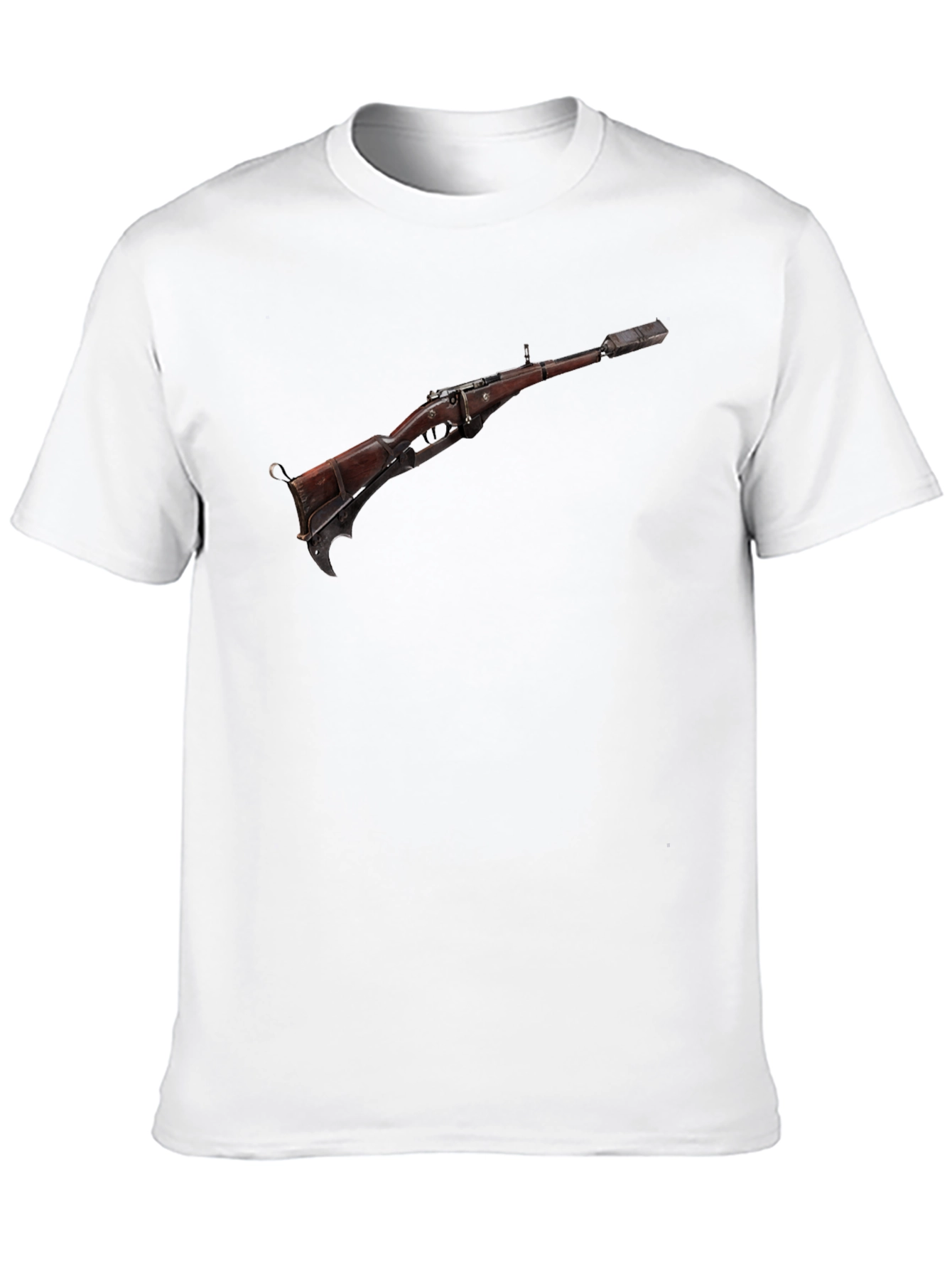 Rifle Graphic Tee - Edgy Weapon Design