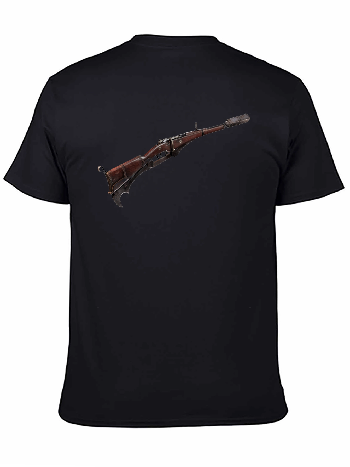 Rifle Graphic Tee - Edgy Weapon Design