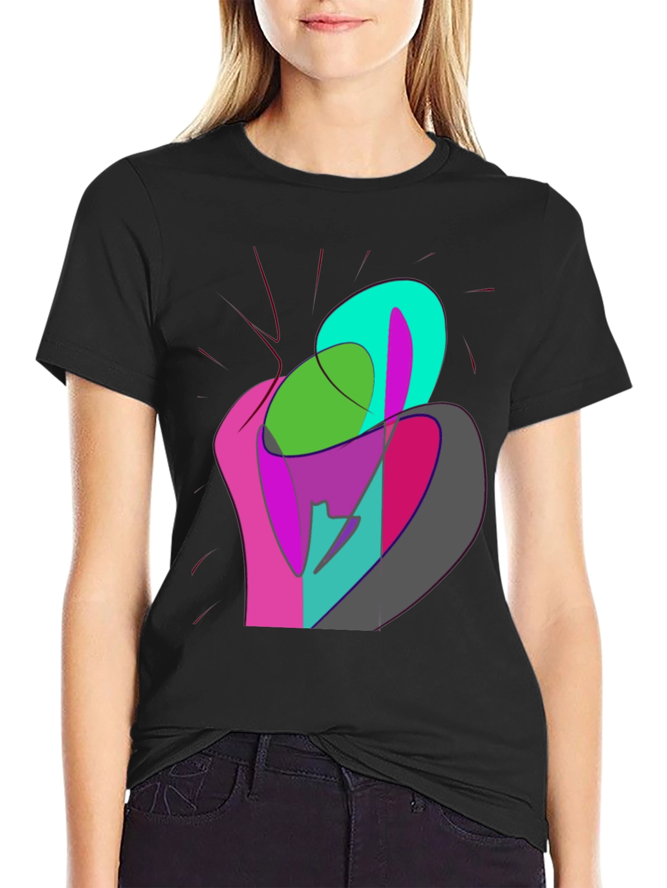 Abstract Art T-Shirt - Modern Graphic Tee