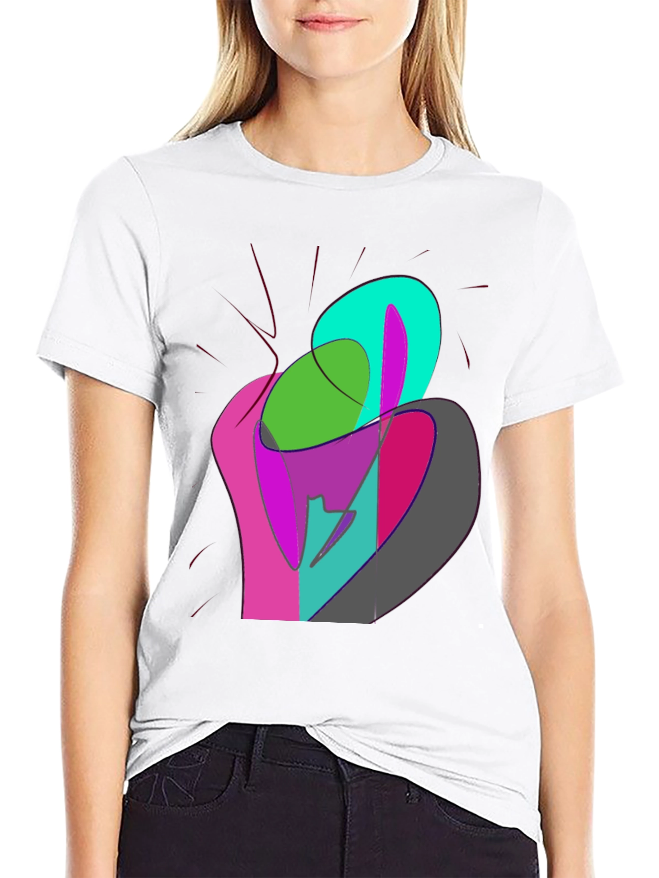 Abstract Art T-Shirt - Modern Graphic Tee