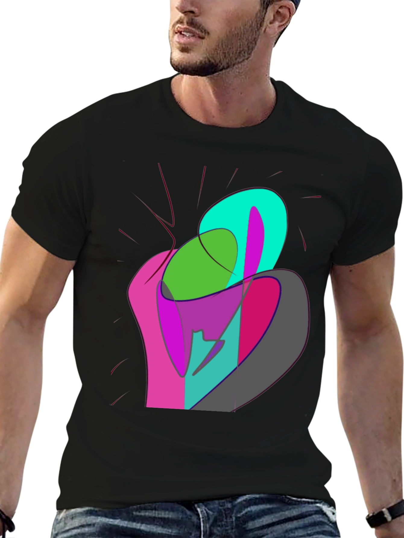 Abstract Art T-Shirt - Modern Graphic Tee