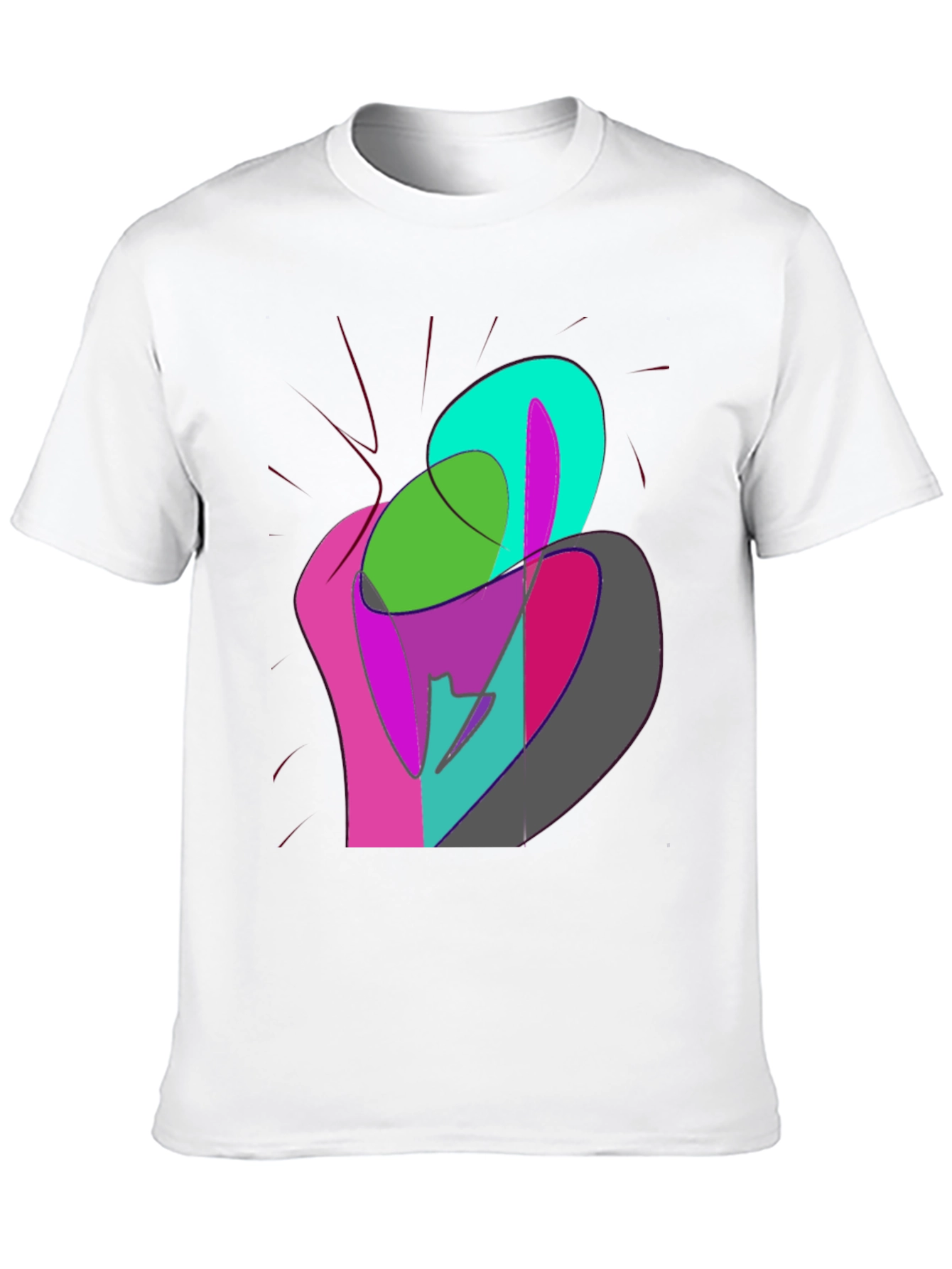 Abstract Art T-Shirt - Modern Graphic Tee