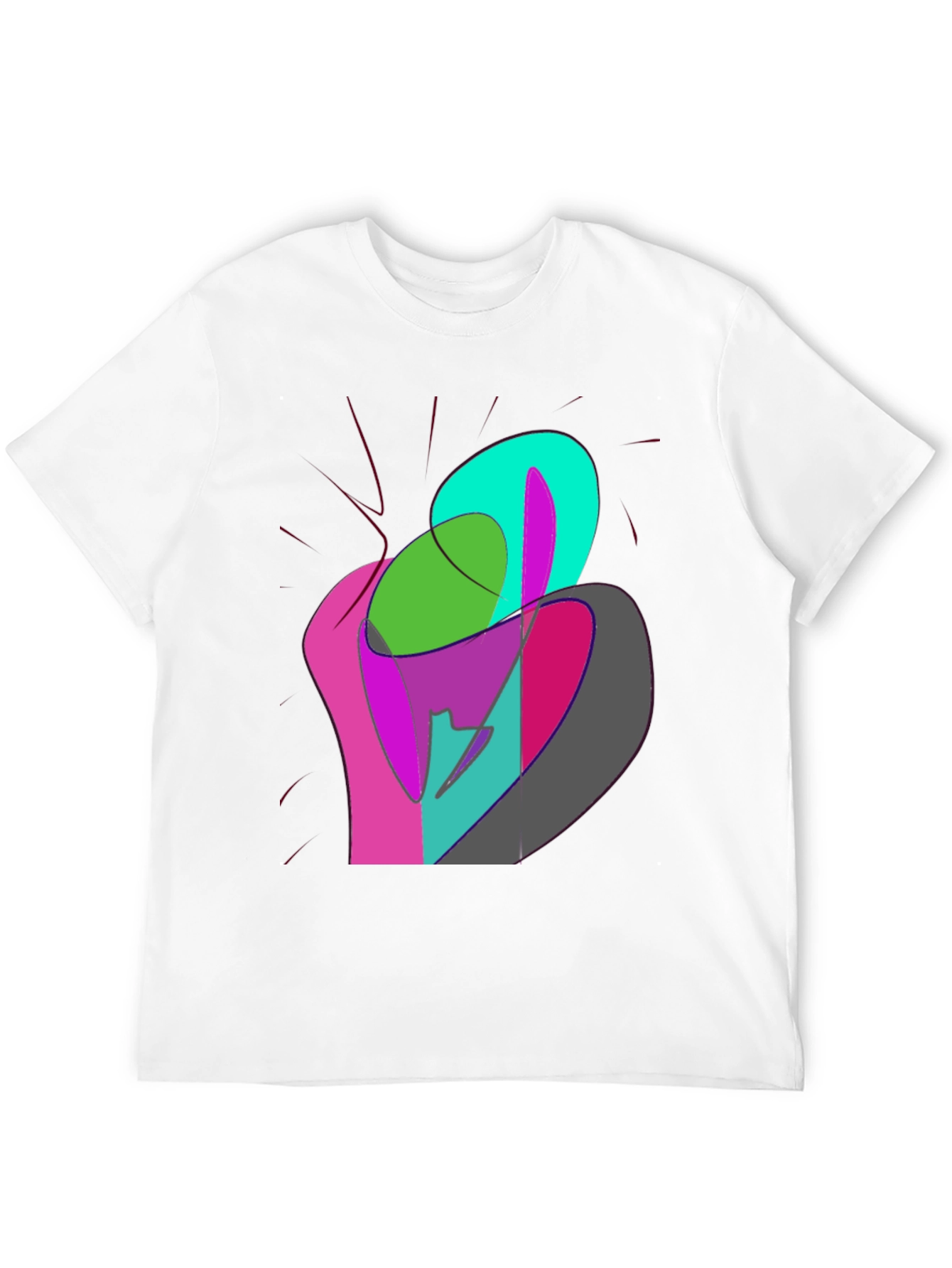 Abstract Art T-Shirt - Modern Graphic Tee