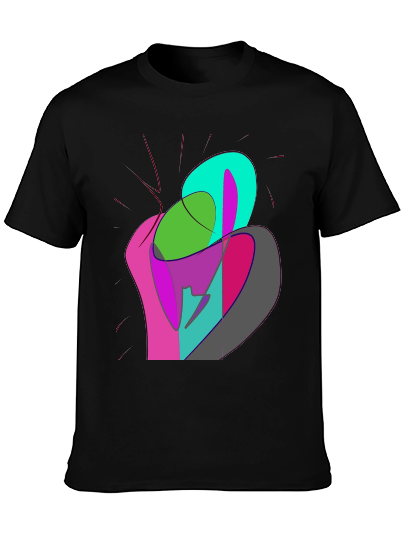 Abstract Art T-Shirt - Modern Graphic Tee