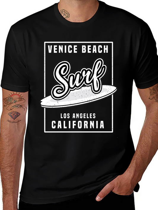 Venice Beach Surf Tee - Los Angeles California T-Shirt