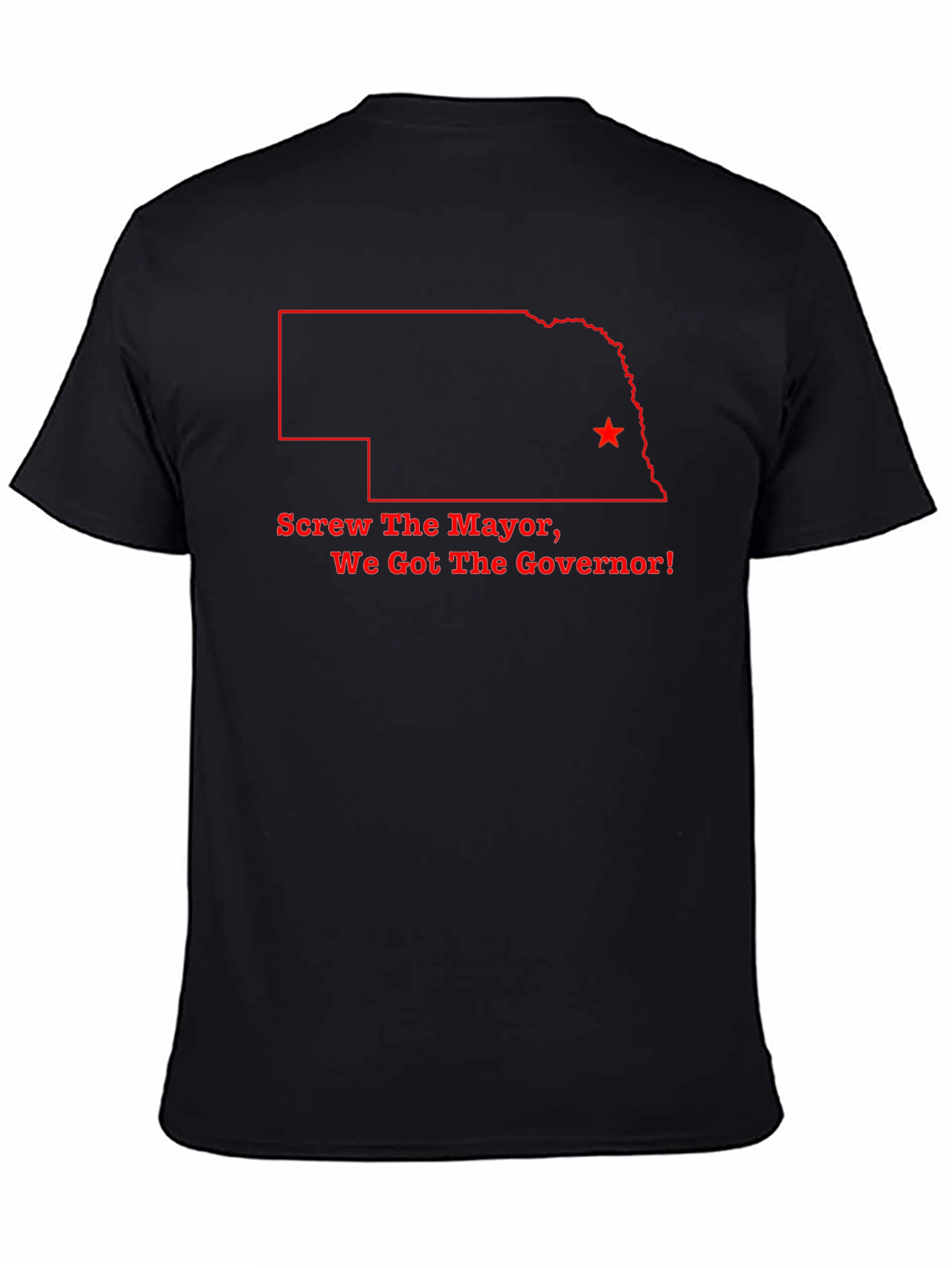 Nebraska State Governor Graphic Tee