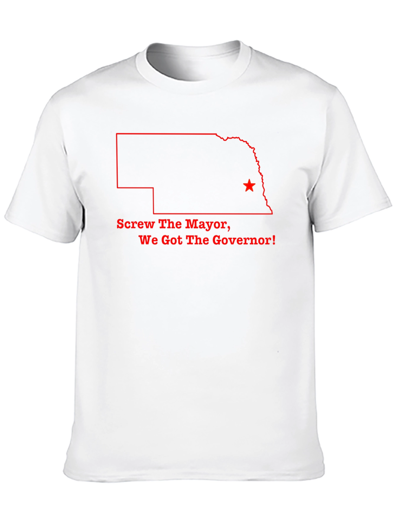 Nebraska State Governor Graphic Tee
