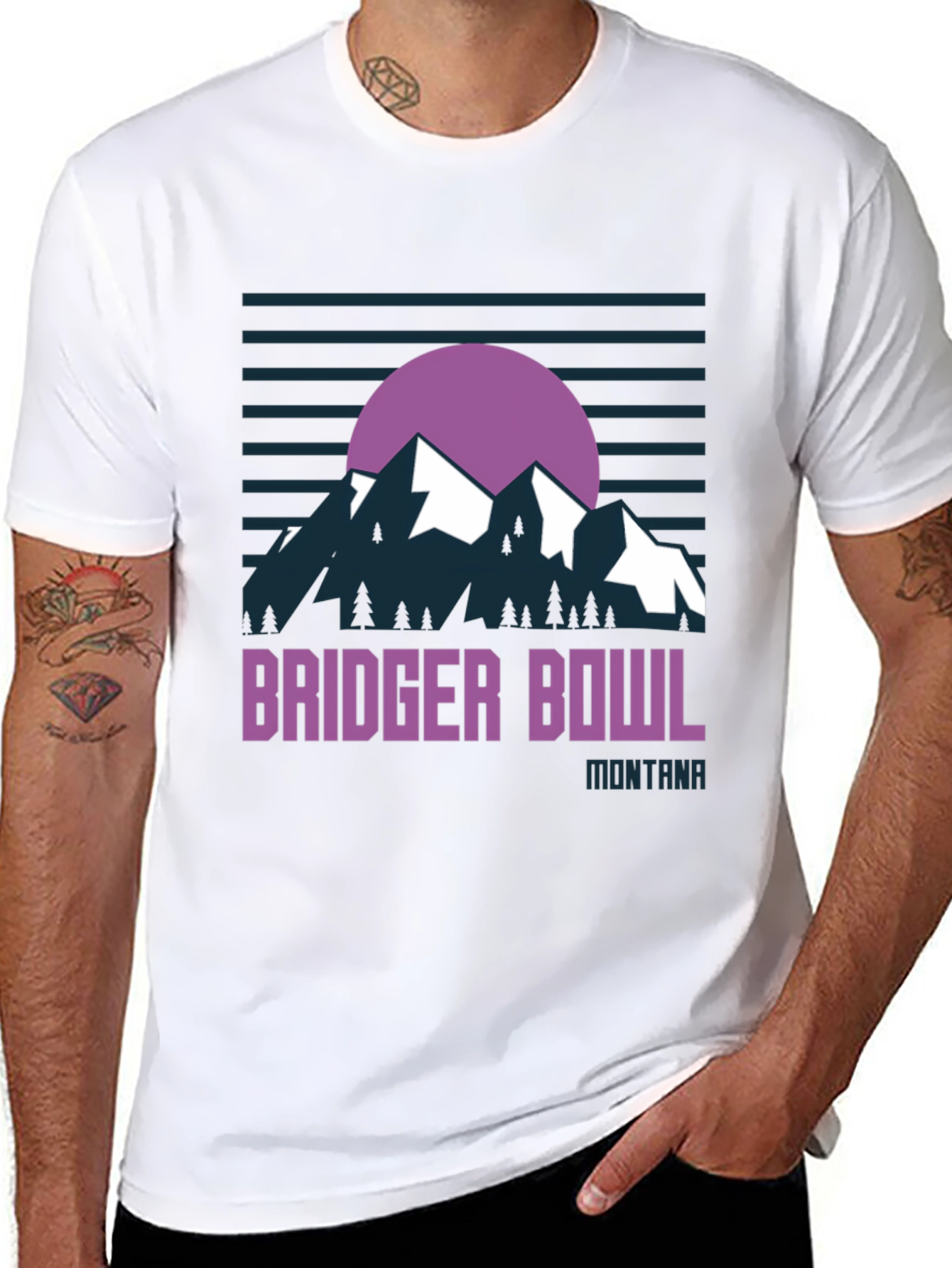 Bridger Bowl Montana Graphic T-Shirt