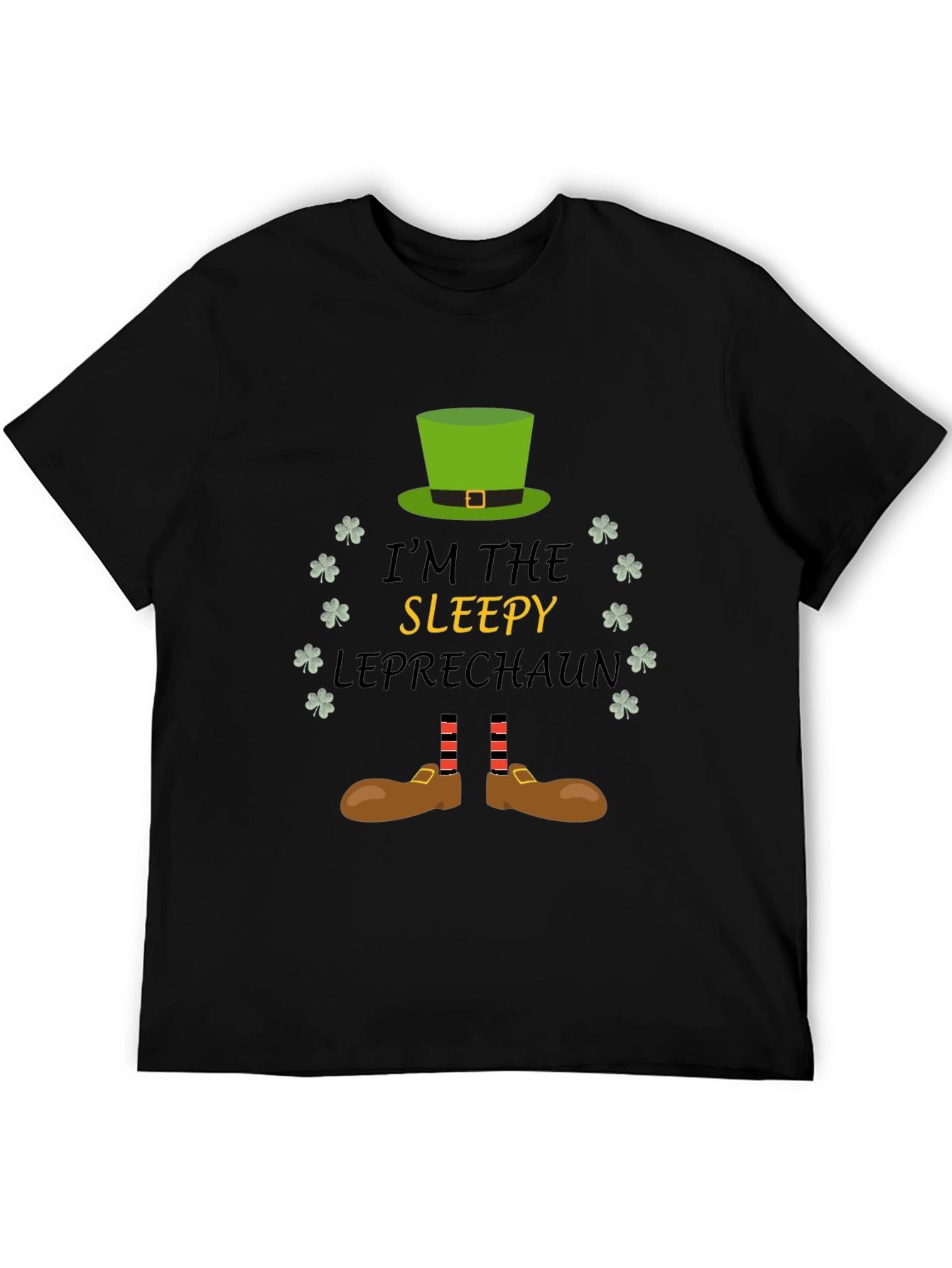 Sleepy Leprechaun St. Patricks Day T-Shirt