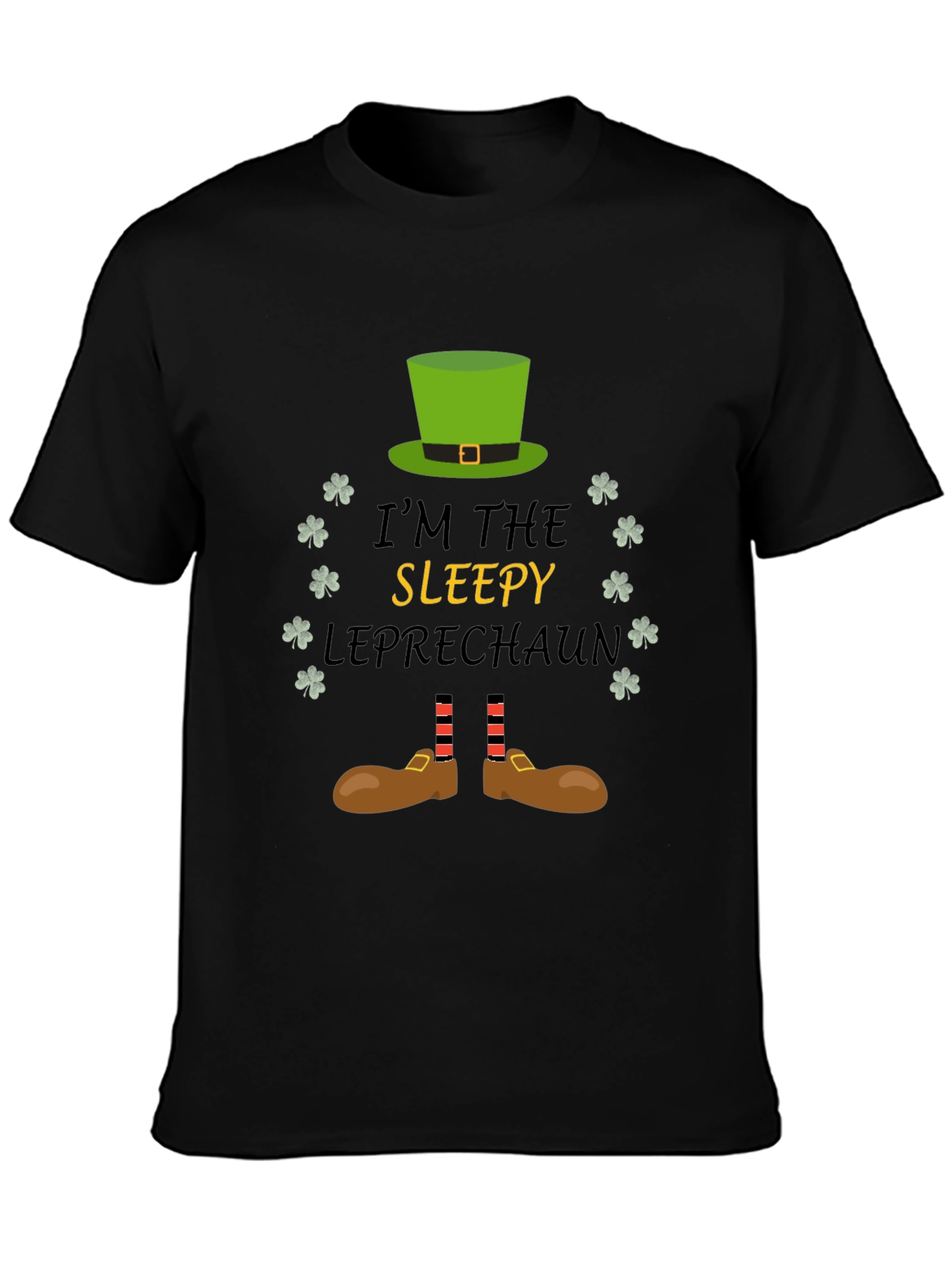 Sleepy Leprechaun St. Patricks Day T-Shirt
