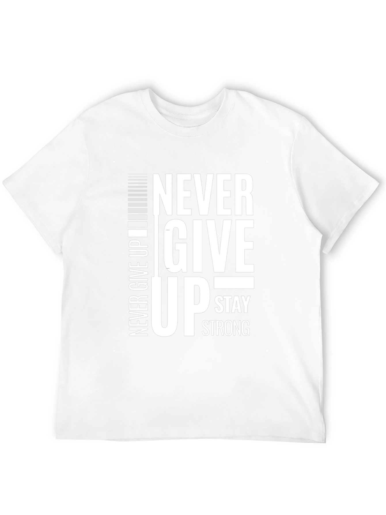 Motivational Never Give Up Graphic T-Shirt
