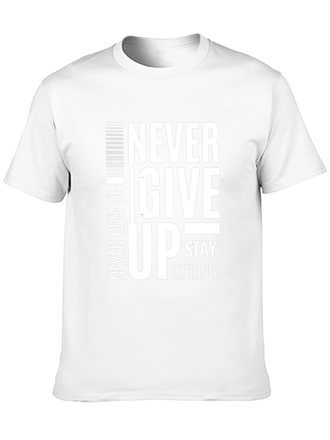 Motivational Never Give Up Graphic T-Shirt