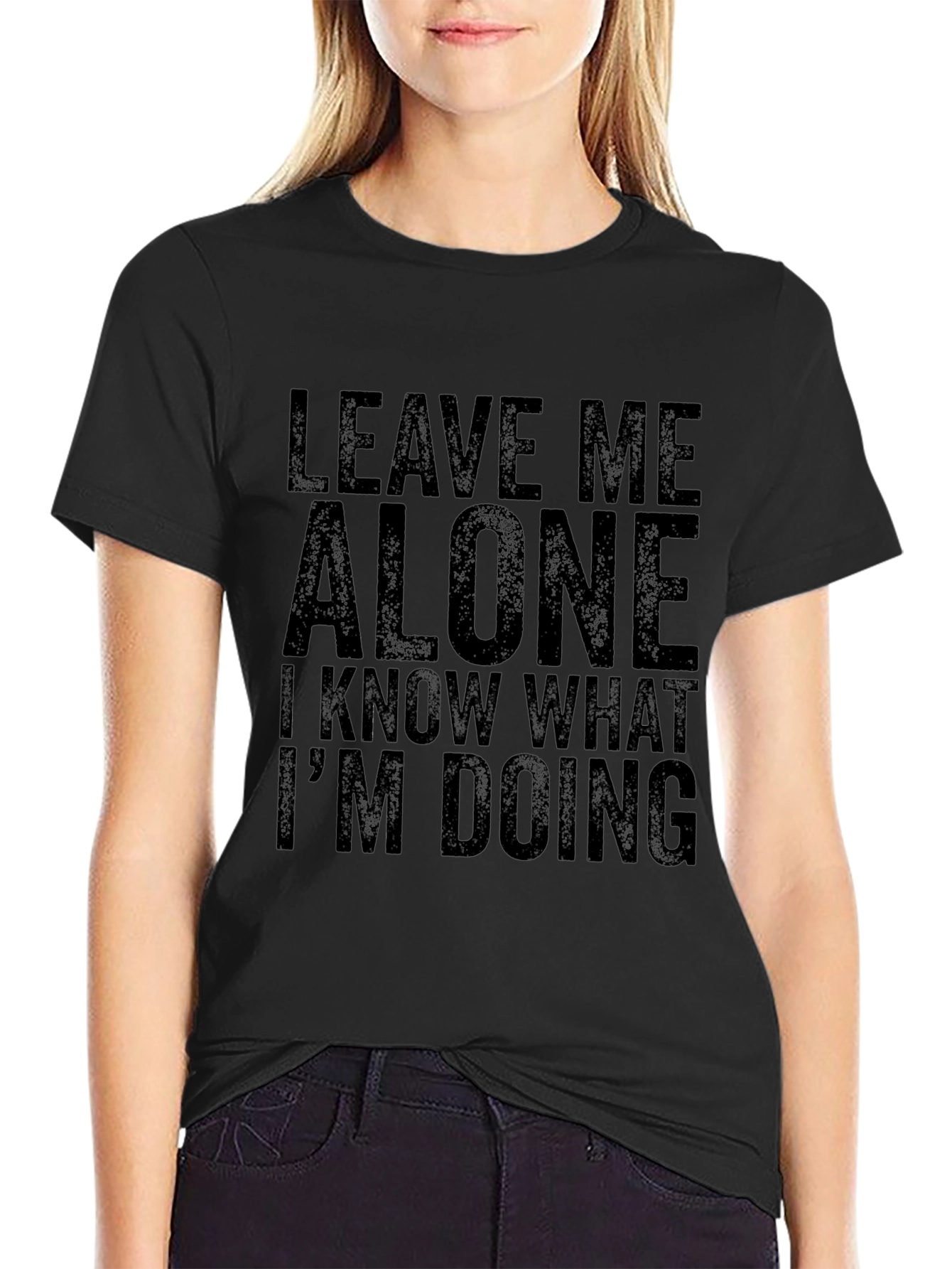 Leave Me Alone Graphic T-Shirt - Relaxed Fit