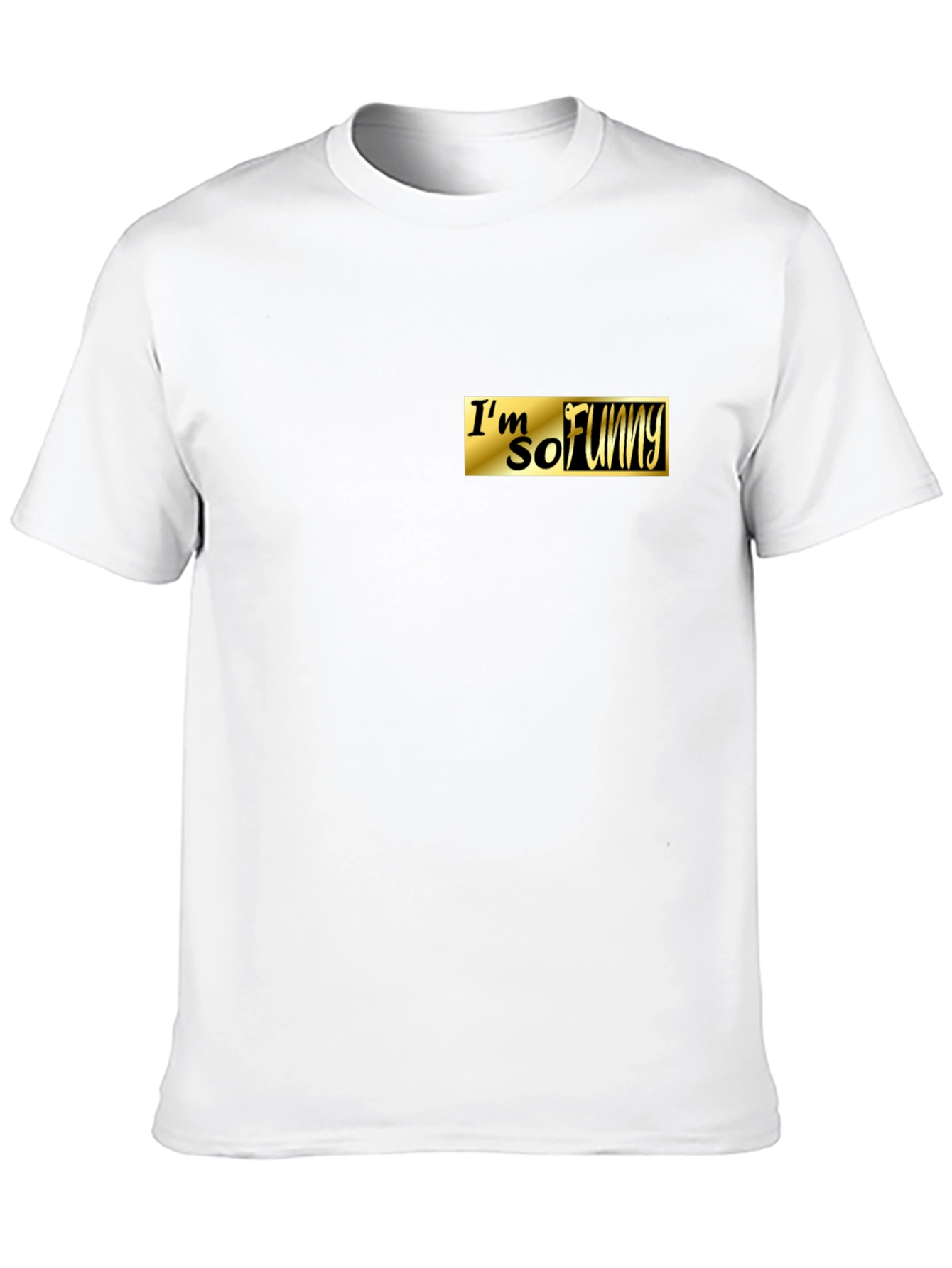 Im So Funny Black Graphic Tee