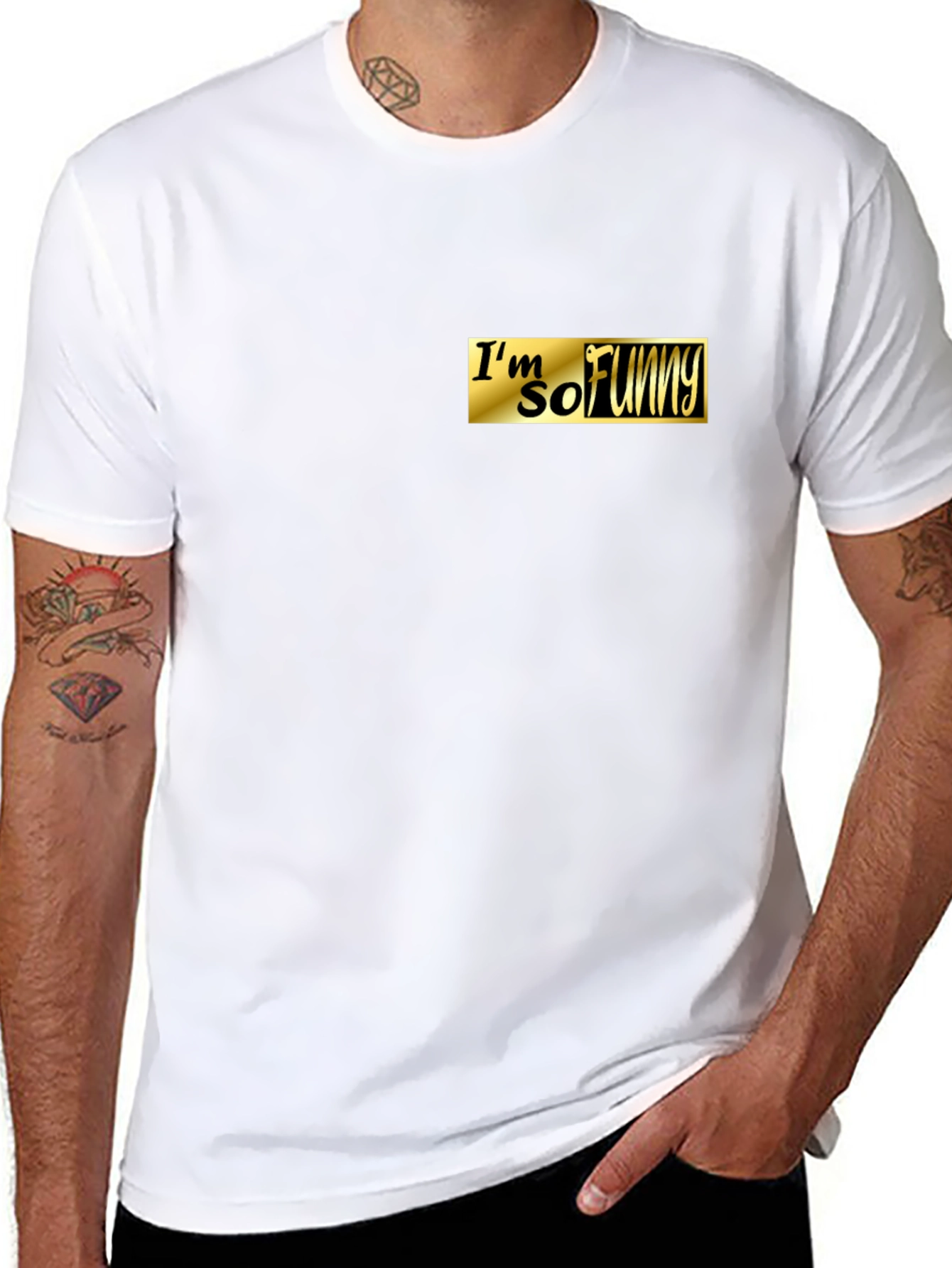 Im So Funny Black Graphic Tee