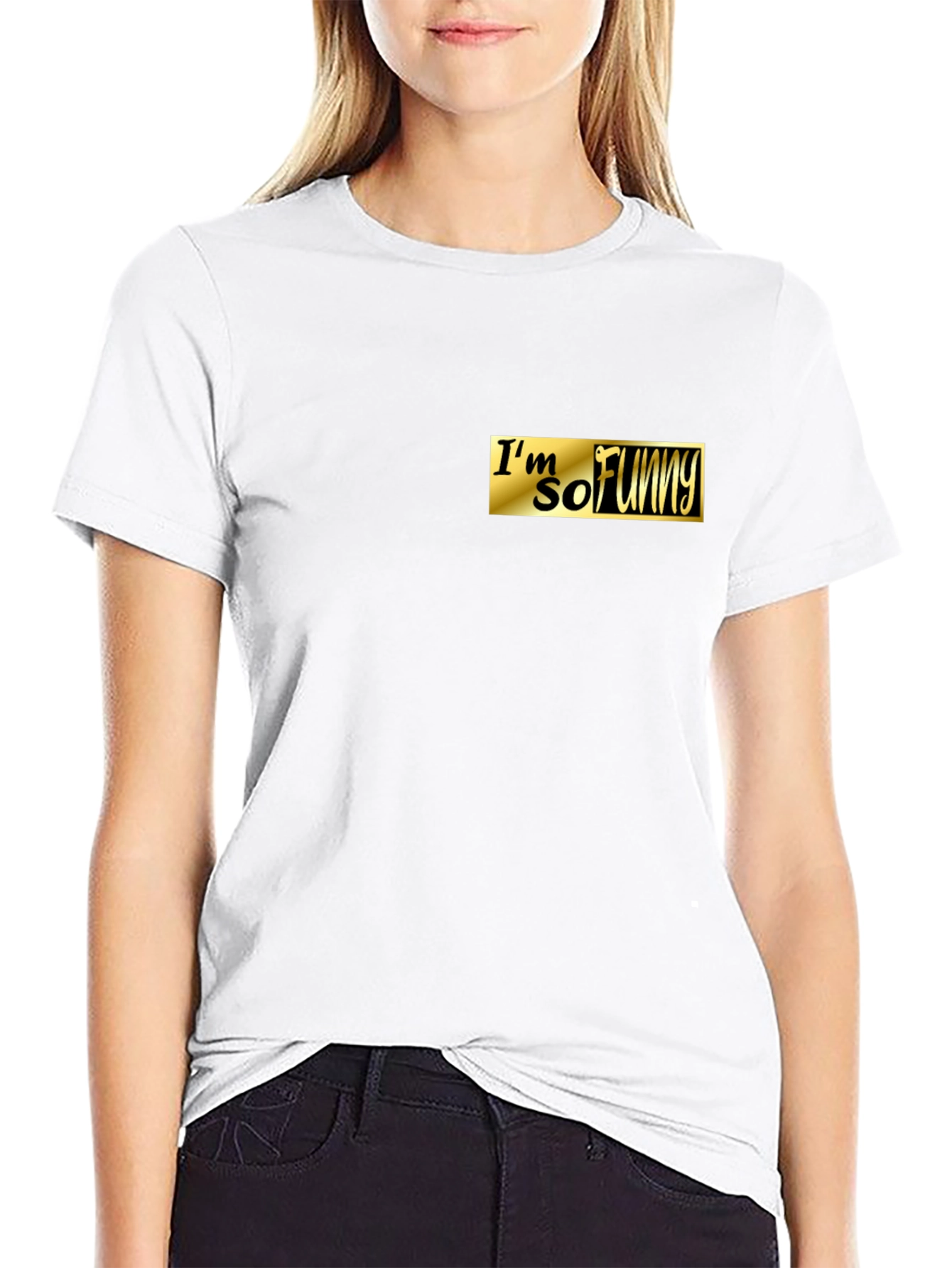 Im So Funny Black Graphic Tee