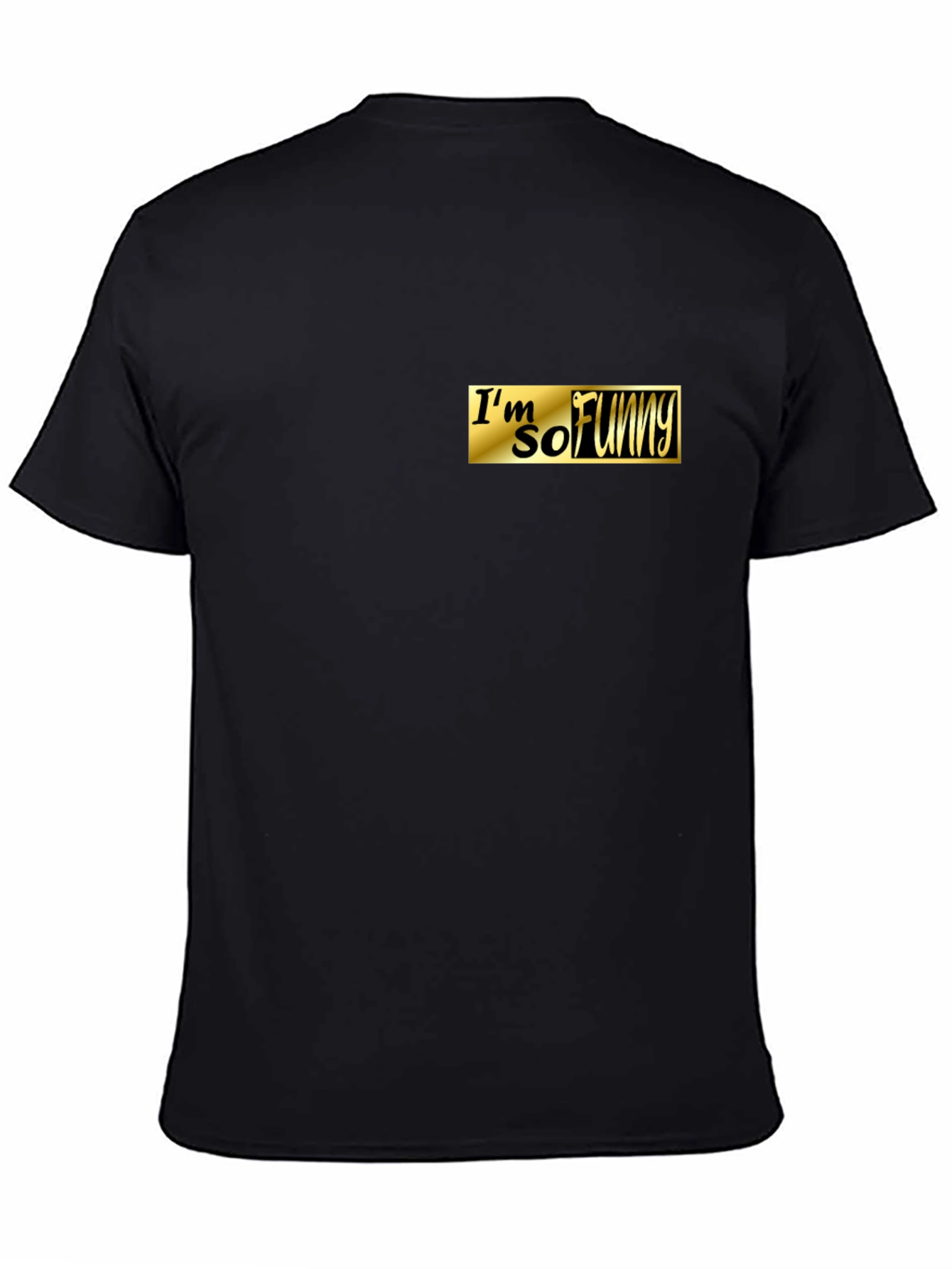 Im So Funny Black Graphic Tee