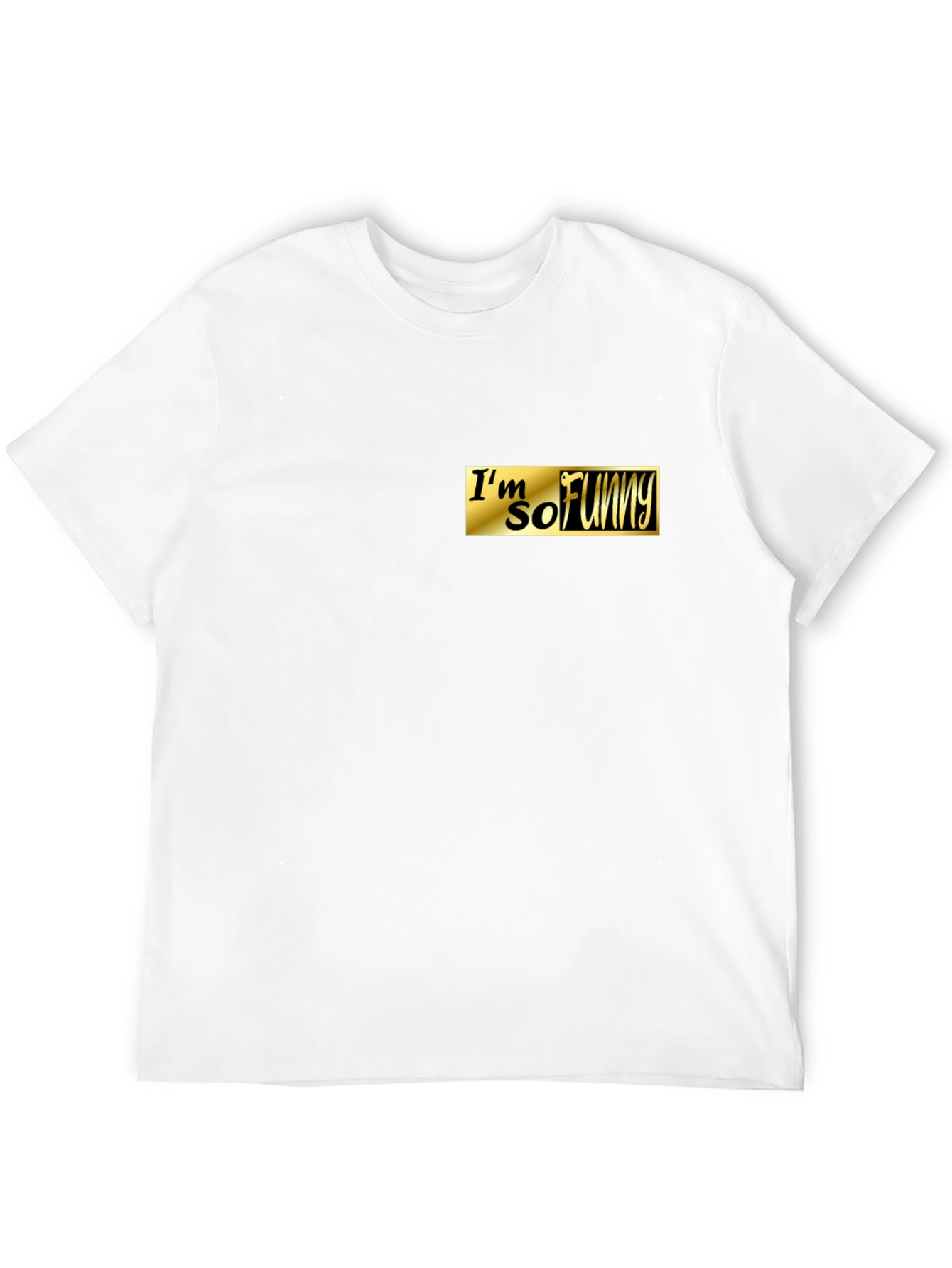 Im So Funny Black Graphic Tee