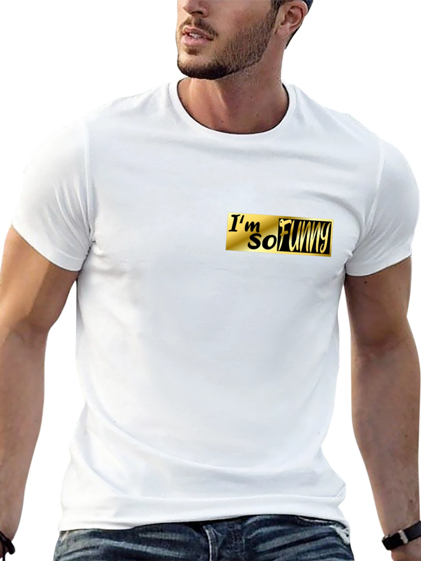 Im So Funny Black Graphic Tee