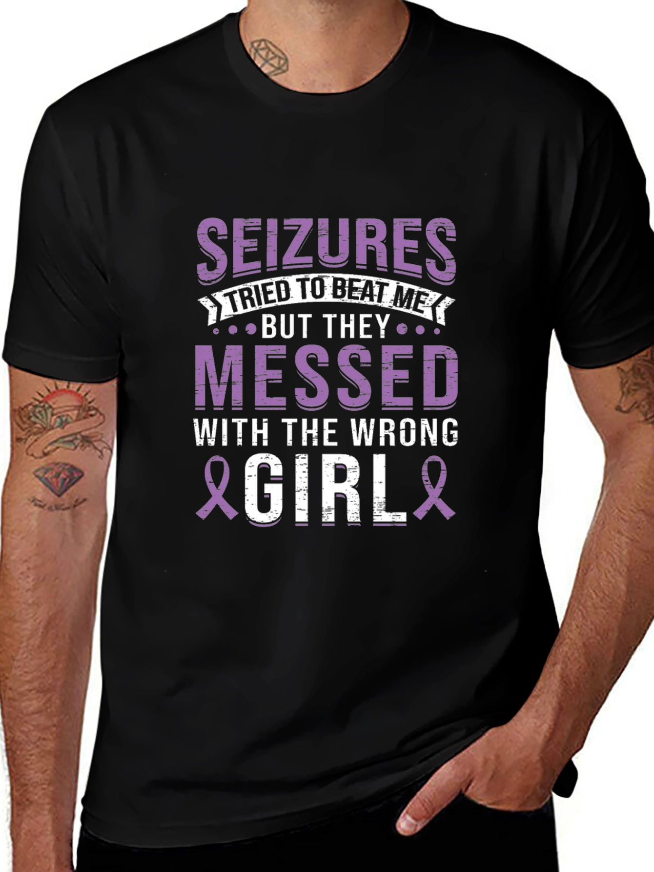 Seizures Messed With The Wrong Girl T-Shirt