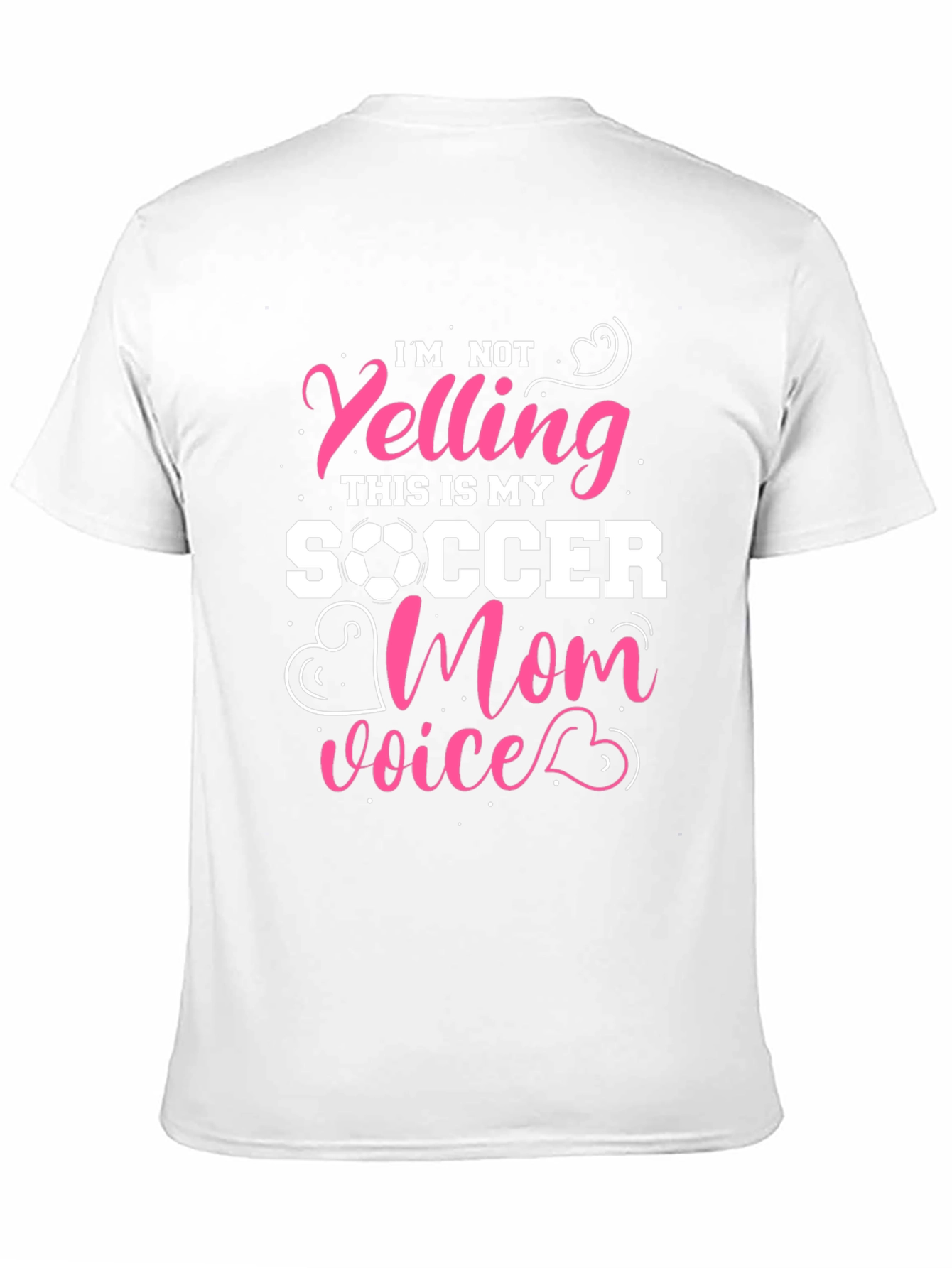 Soccer Mom T-Shirt - Im Not Yelling