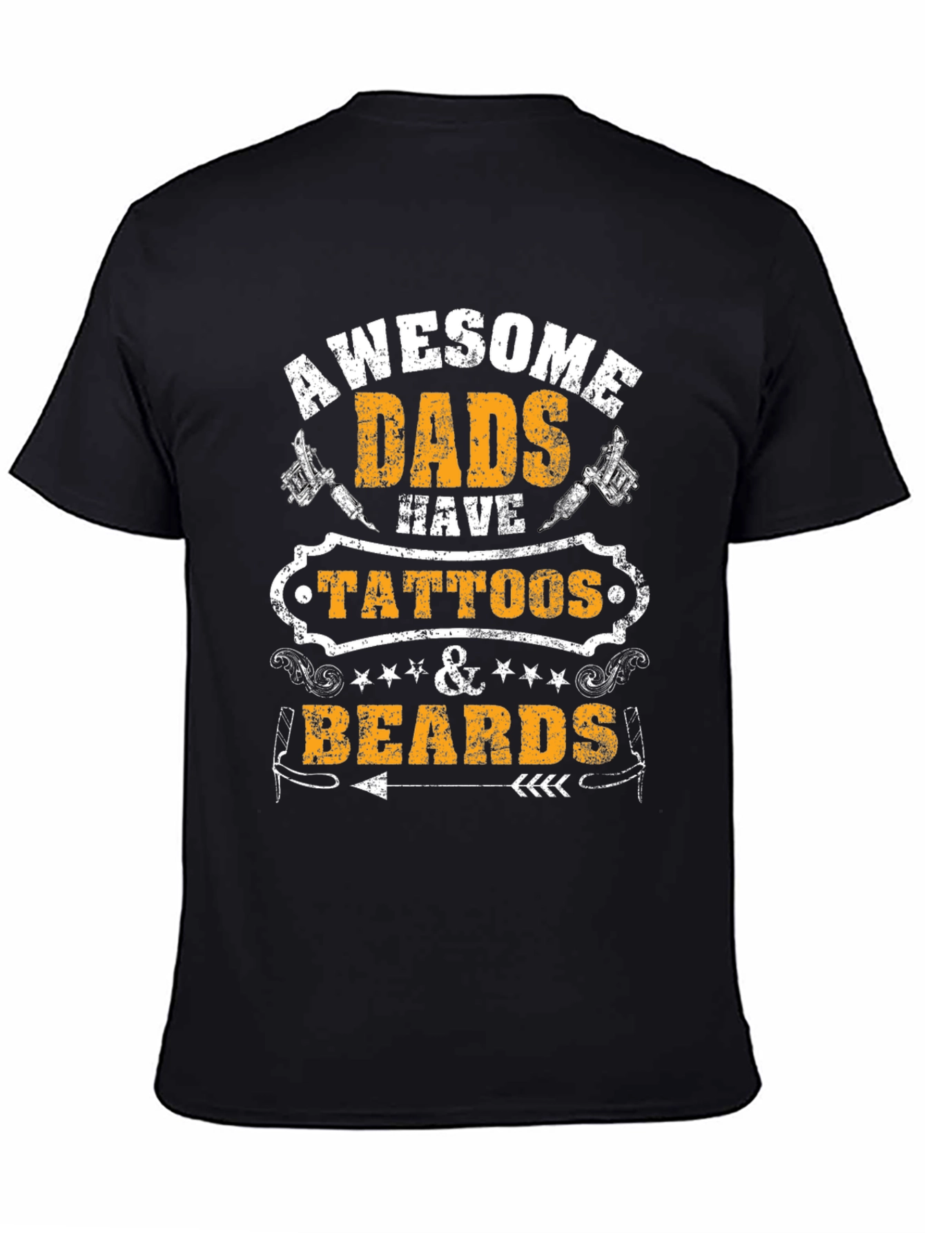 Awesome Dads Tattoos & Beards T-Shirt