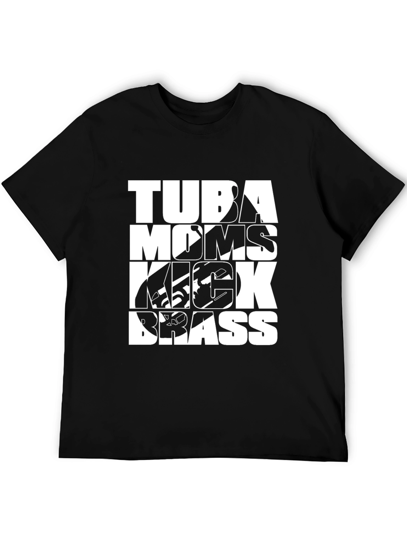 Tuba Moms Kick Brass Graphic Tee