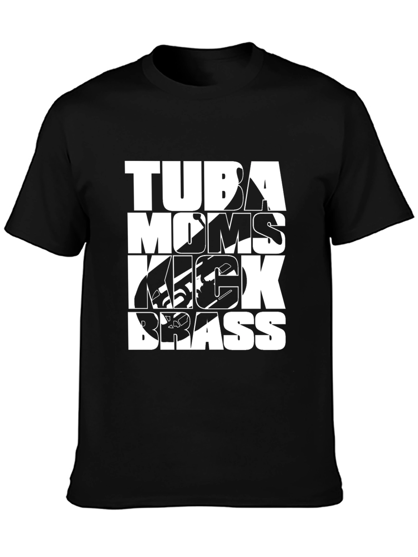 Tuba Moms Kick Brass Graphic Tee